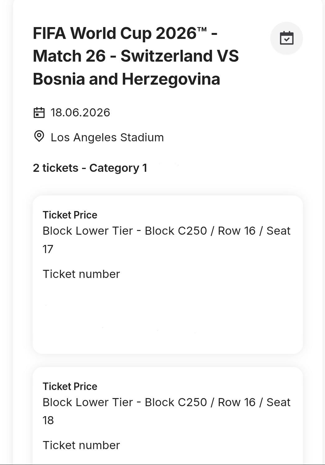 Selling FIFA WC 2026 Tix. It's legit, we can FaceTime, I don't