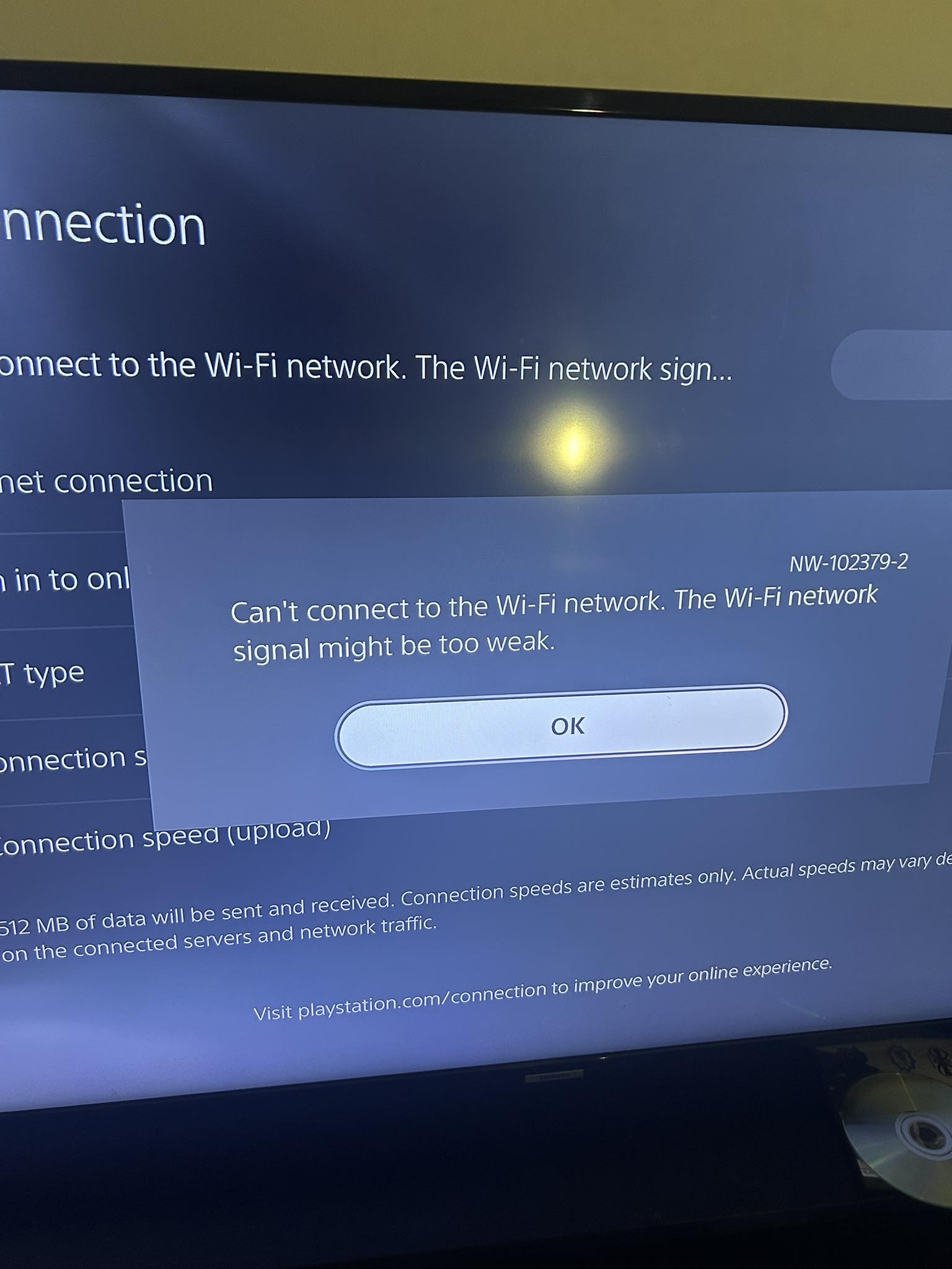 Hello everyone!￼ Just got my ps5 and I can't get it to connect to