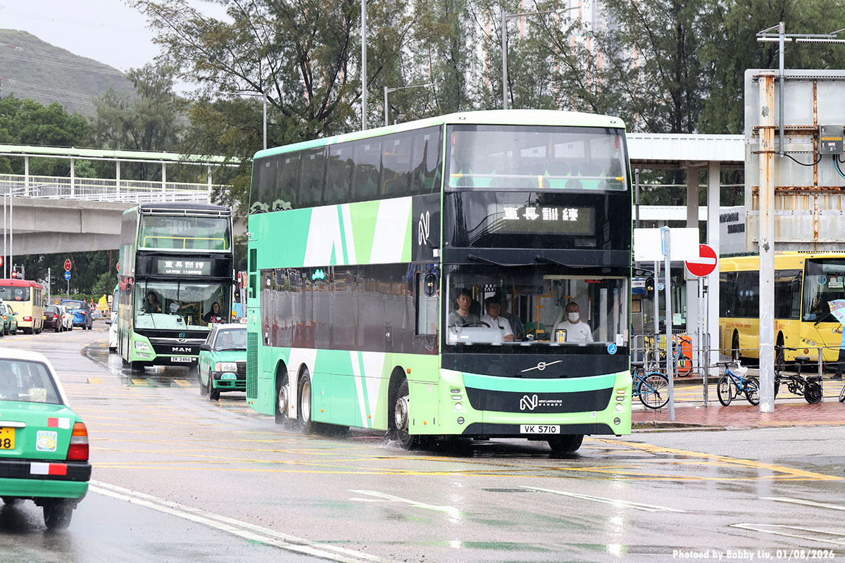 Sun Bus ex-KMB Volvo B7RLE / MCV in Lok Ma Chau - Huanggang