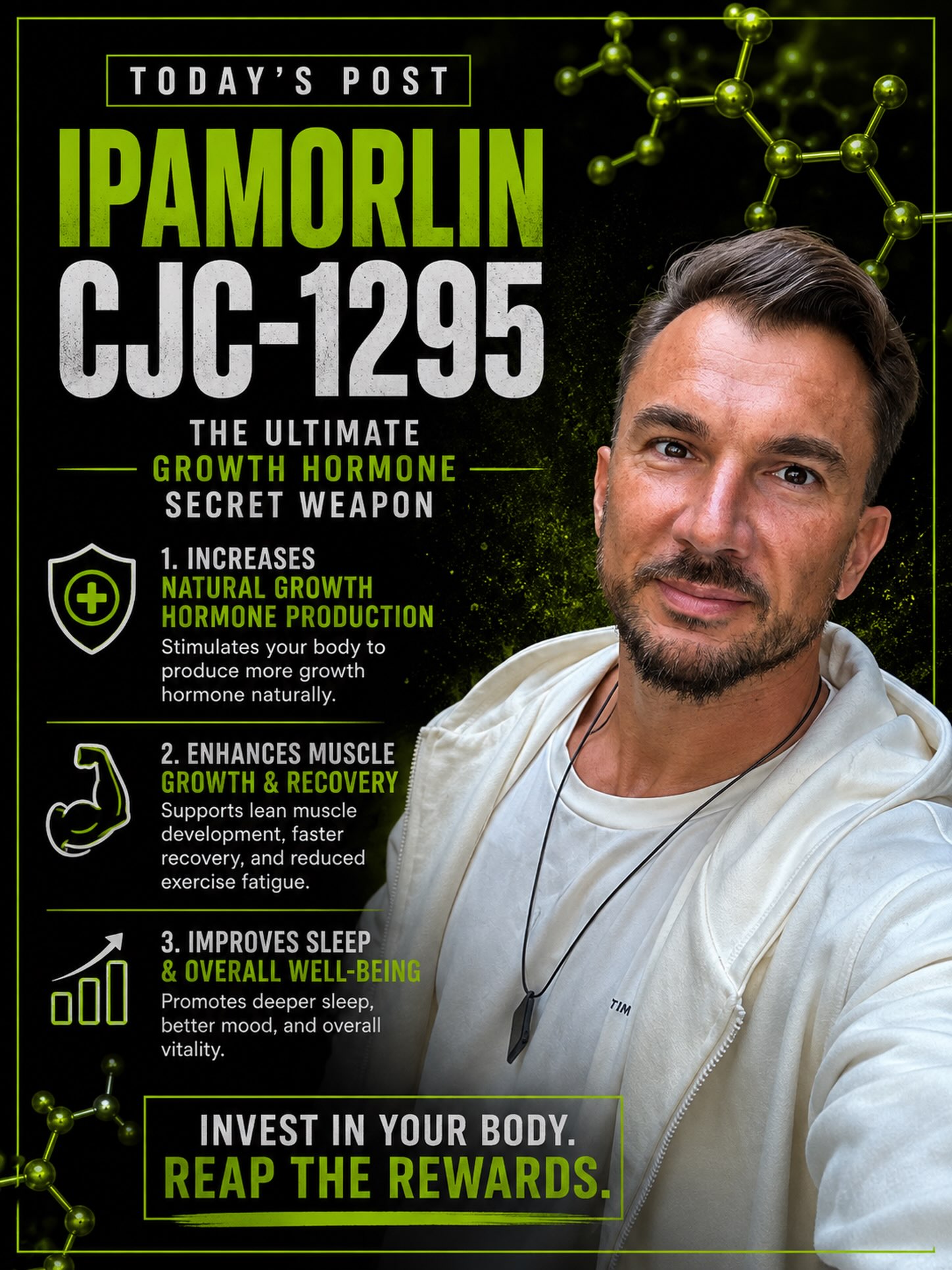 ipamorelin jupiter $1,000 five away today. CJC-1295 + 💪 Support your body's natural growth hormone production. Help promote lean muscle development and recovery after training. Encourage deeper, more restful sleep to aid recovery Kojic Acid Night Cream Tier:Customer aminos