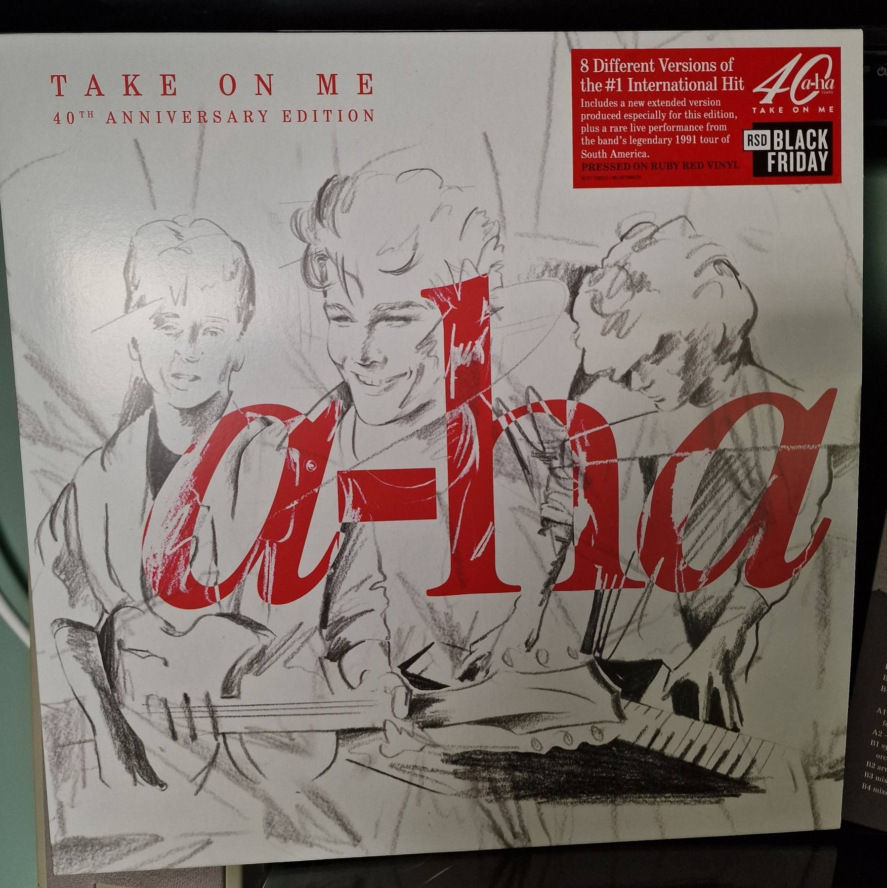 A-ha Take On Me 40th anniversary vinyl gift