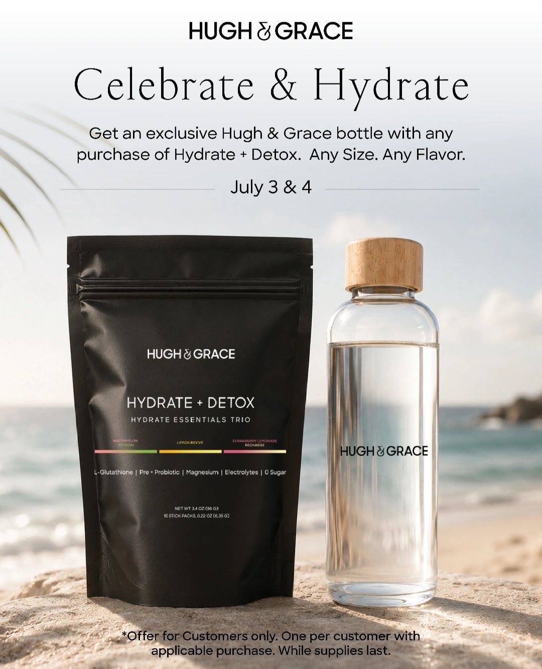 If you've been thinking about making your health a priority...this might be the perfect time. Hydration is so much more than just drinking water. That's why I use Hydrate + Detox every
