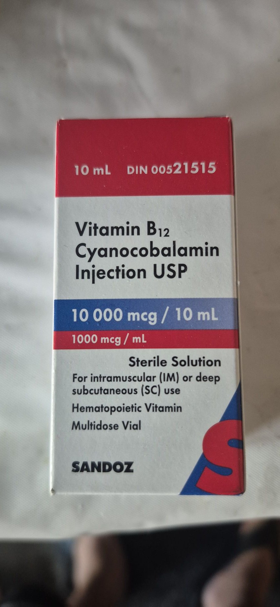 b12 injections 1000 mcg im Is this the right B12? Picked up at my local pharmacy AOD9604:5mg Vial + BAC Water 3ml Goat & Sheep Health methylated b12 injection dosage