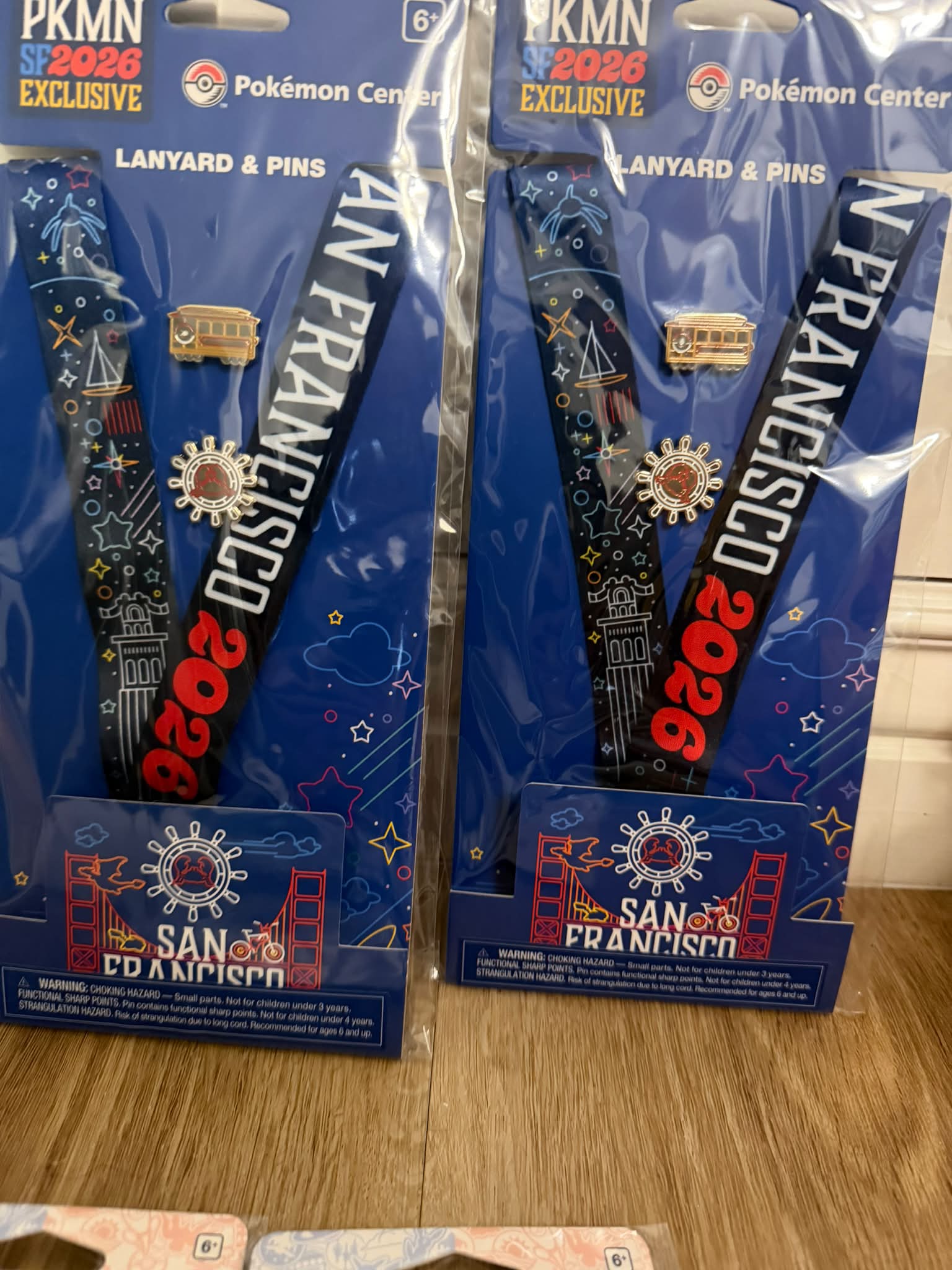 Pokémon Worlds San Francisco Lanyard and Pin Set for Sale | Moraga, CA