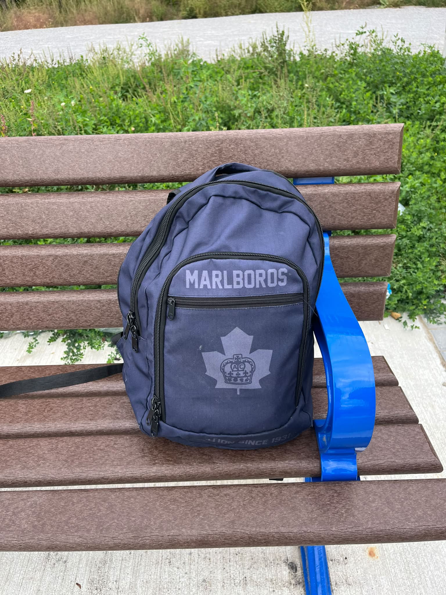 Lost backpack with sports clothing and shoes at Queen Street