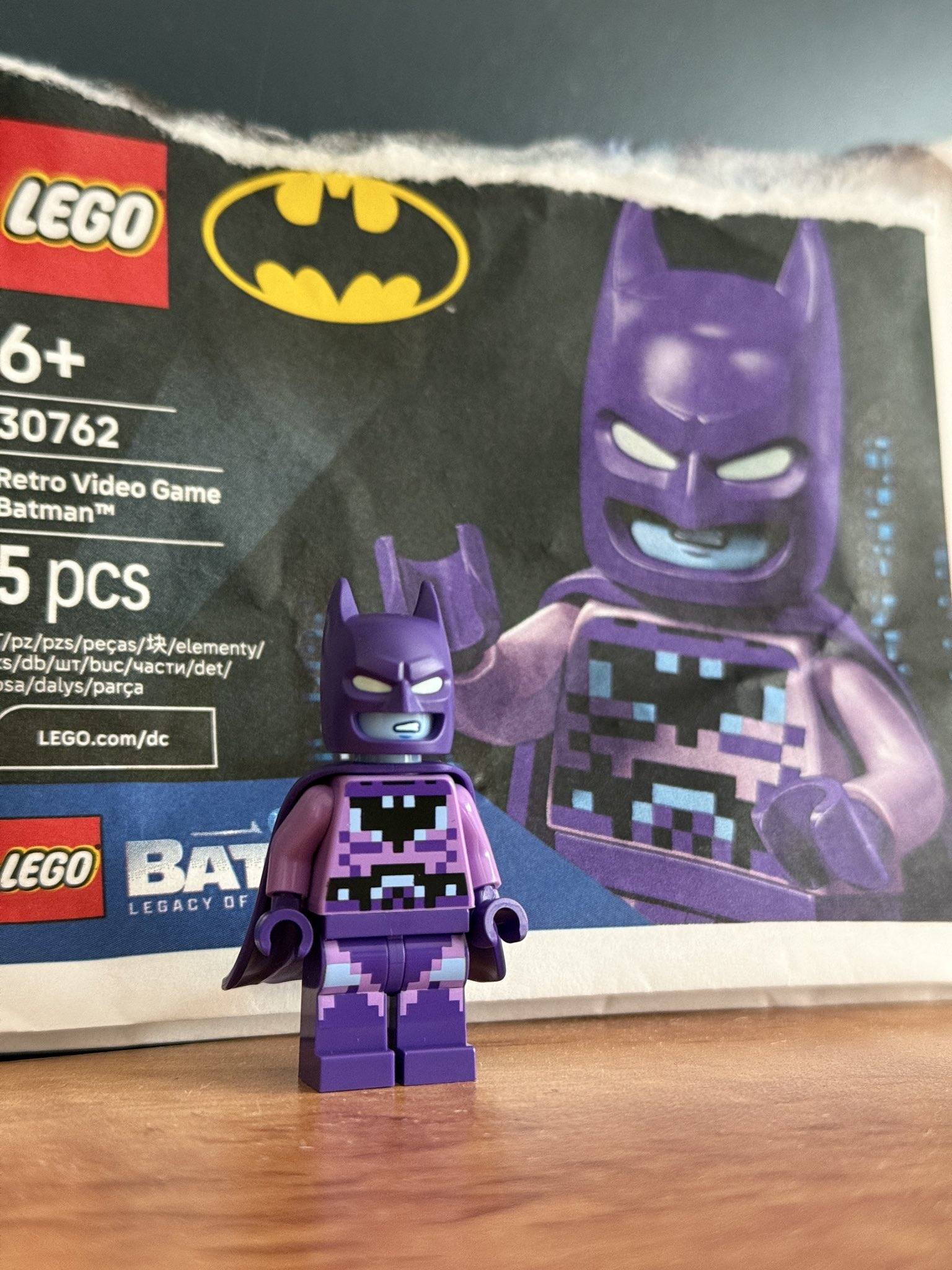Lego Batman Purple NES 1989 Video Figure for giveaway or sale?