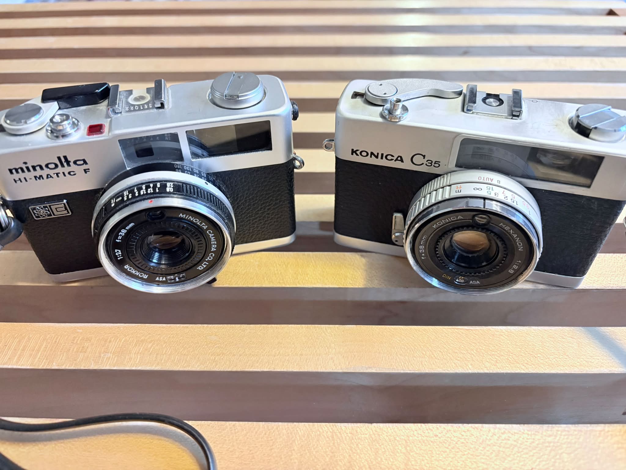 Konica C35 vs. Minolta Hi-Matic F: Which camera to choose?