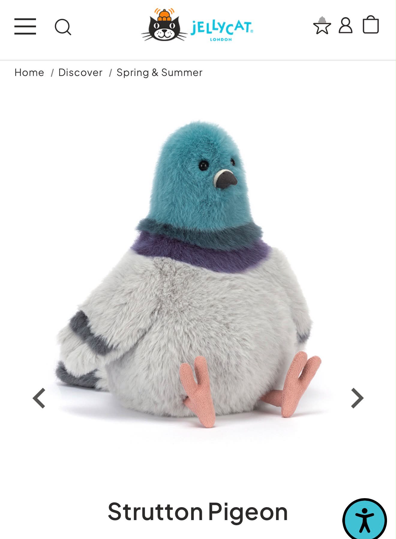 Where to find Jellycat Strutton Pigeon in NYC today? | New York, NY