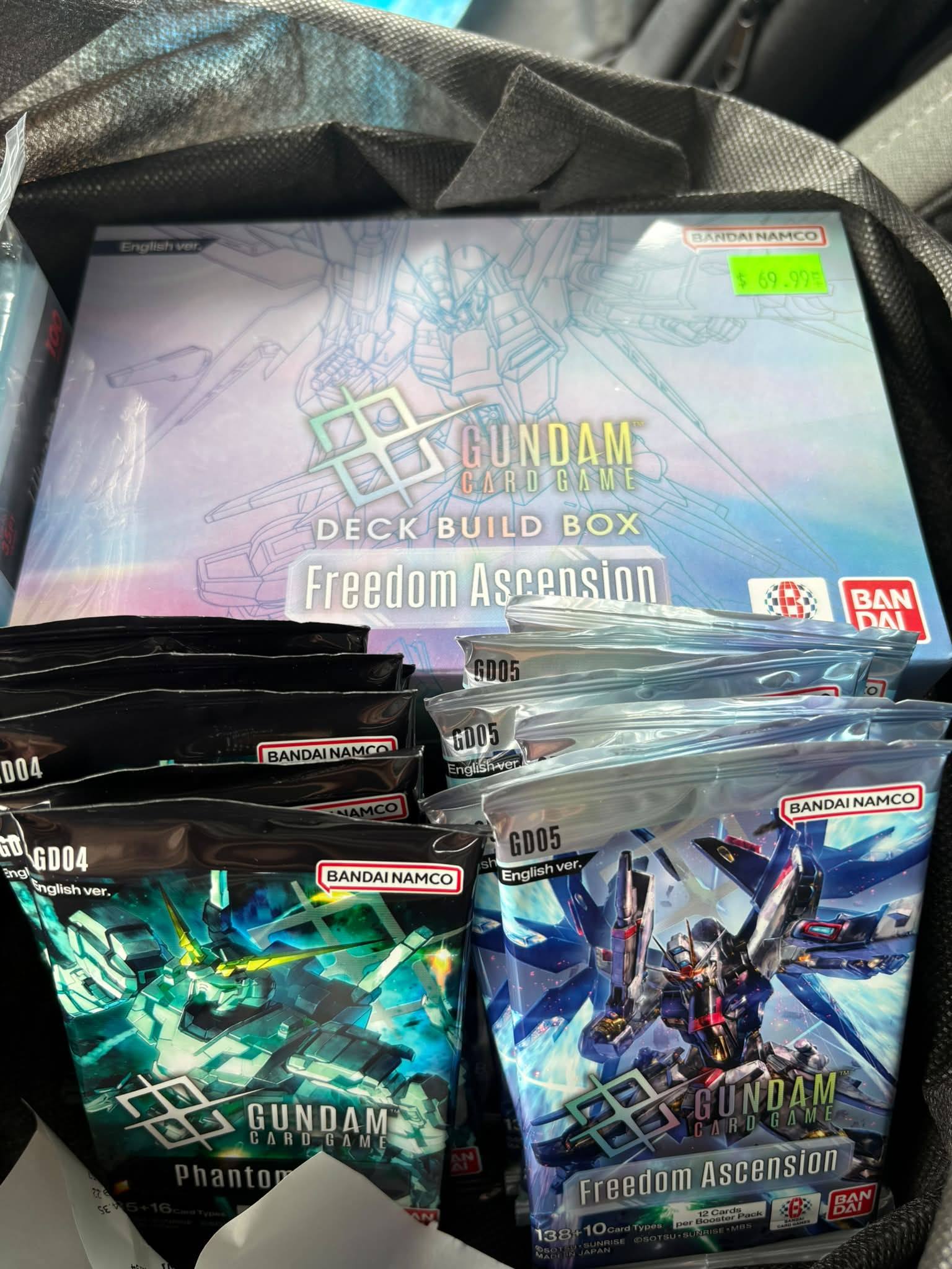 Gundam Card Game: Freedom Ascension Deck Build Box price in CAD
