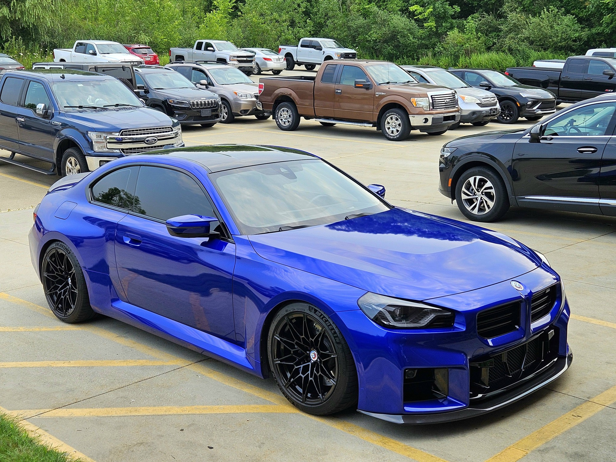 Daytona Violet BMW M4 F82 on Forgestar Wheels. Quite interesting