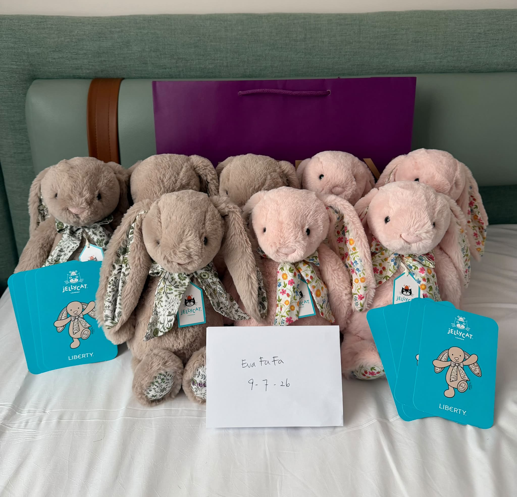 Liberty Jellycat bunnies for sale