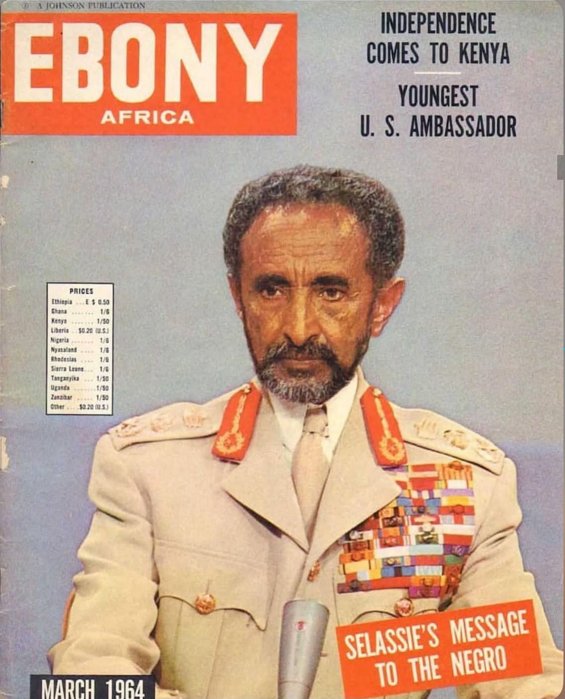 Haile Selassie, Emperor of Ethiopia, received a thunderous ovation