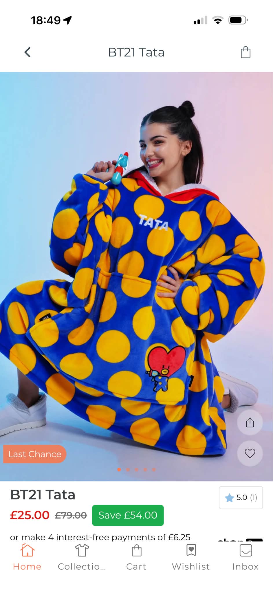 Last chance to buy BT21 Sherpa Blanket, Oodie Original, and
