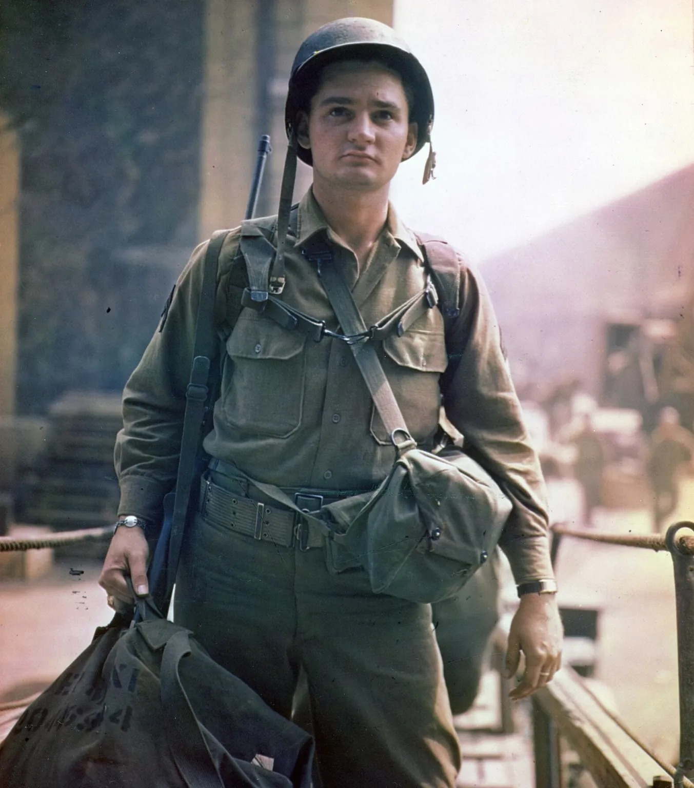 US-equipped Chinese Soldier with an M1 Carbine in India/Burma