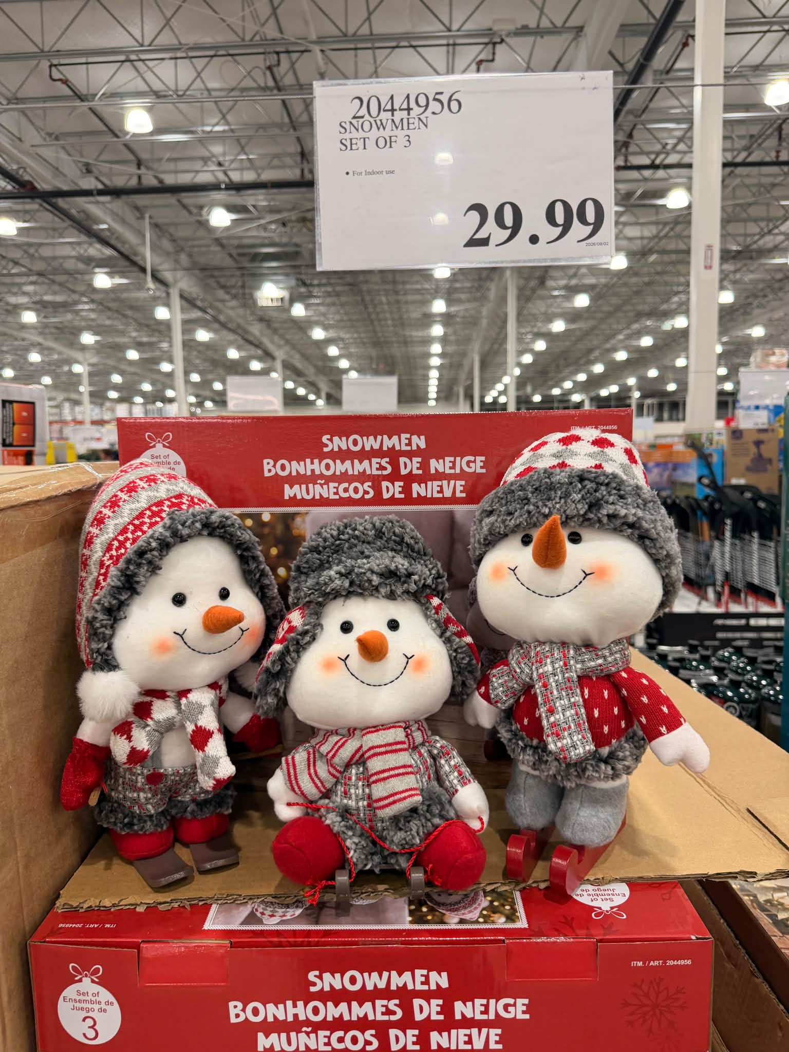 🎅🏼 Christmas 2026 2044956 SNOWMEN EN SET OF SETOF3 3 3 I Faakor