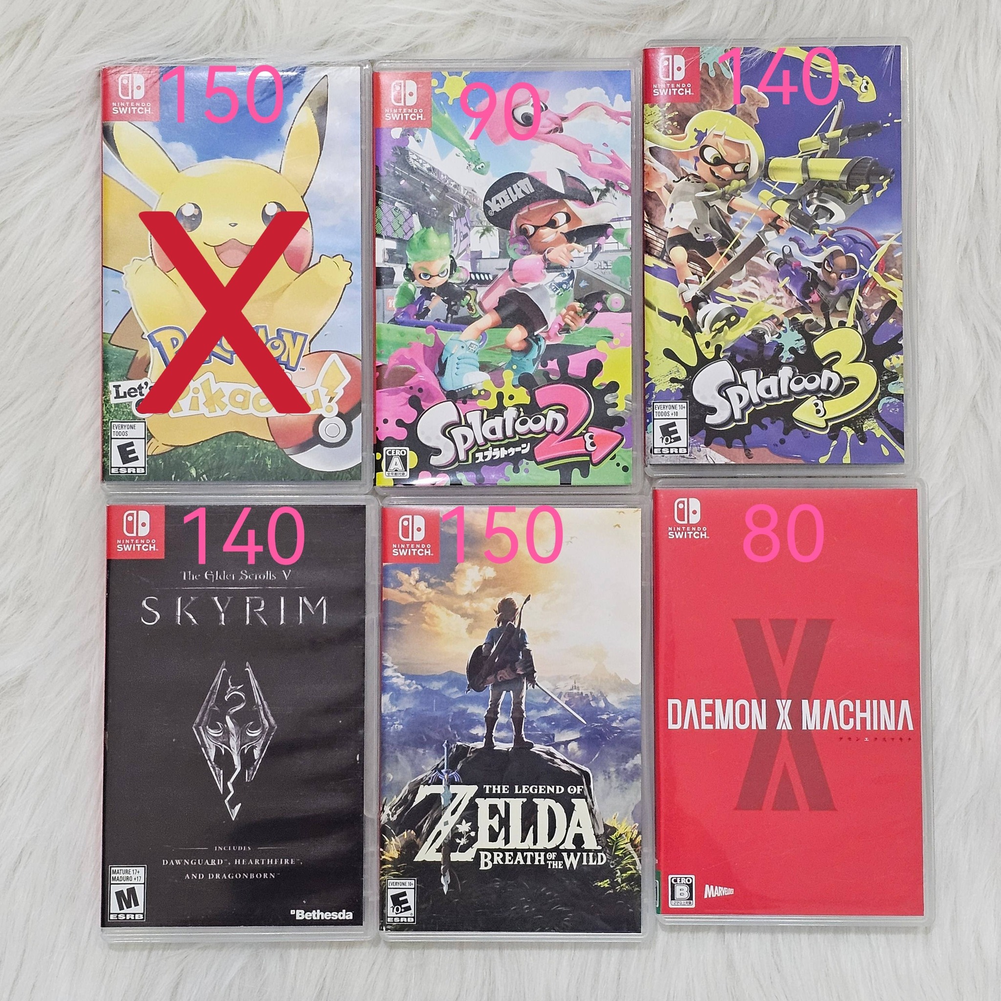 二手Nintendo Switch Game出售❤️