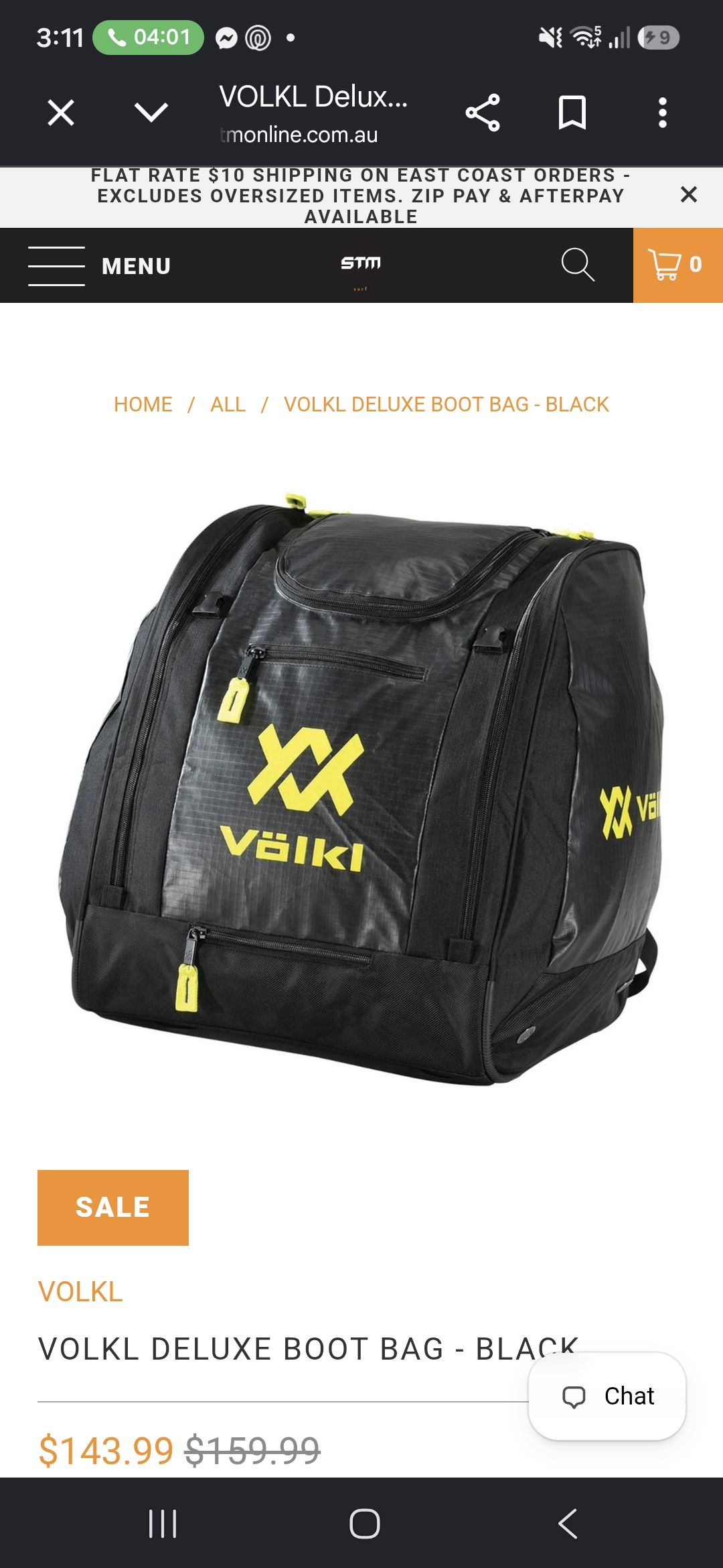 Lost Volkl Deluxe Boot Bag at Perisher, New South Wales today with
