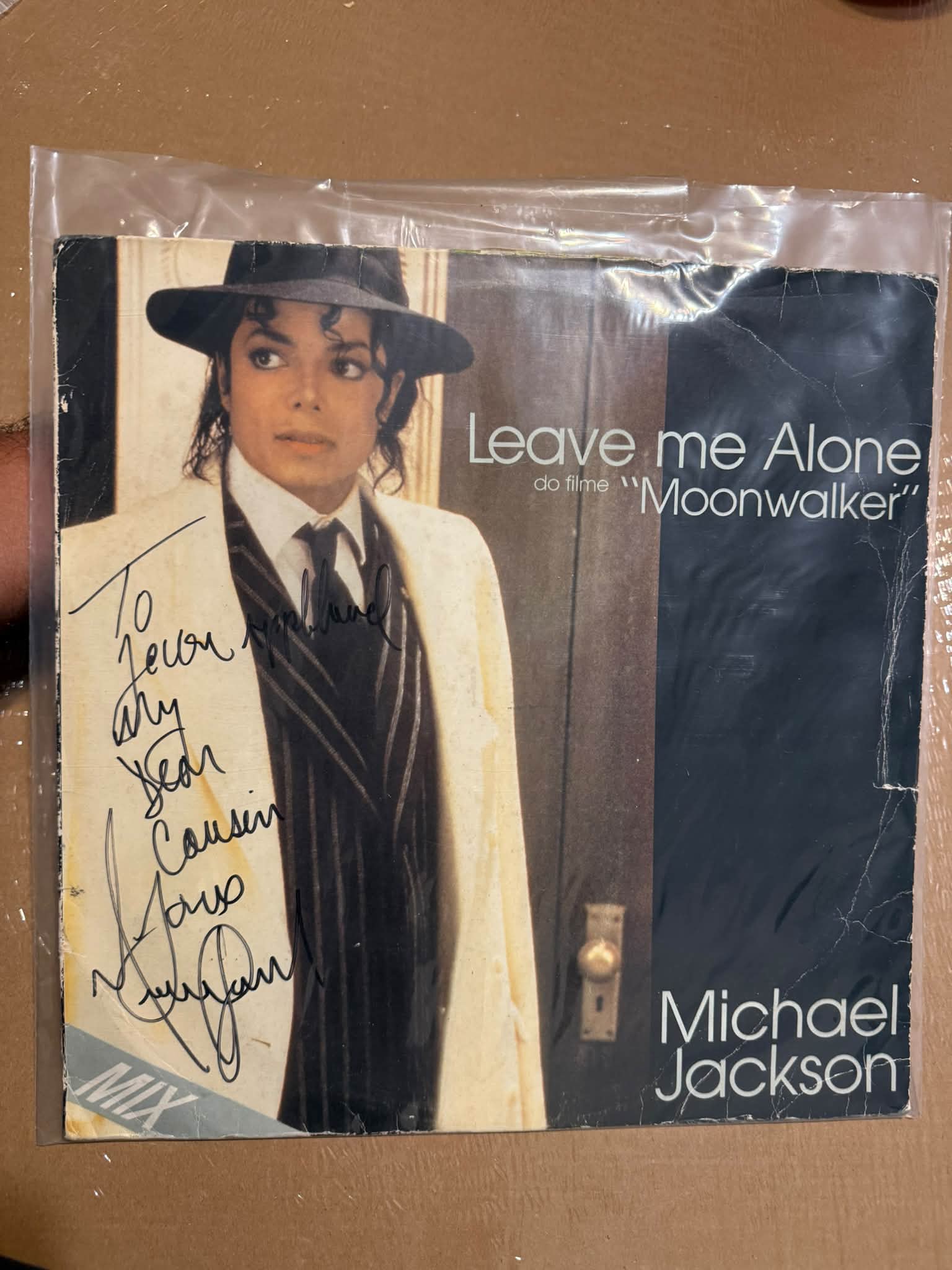 Authentic hand write of Michael Jackson and John Lennon 01/99