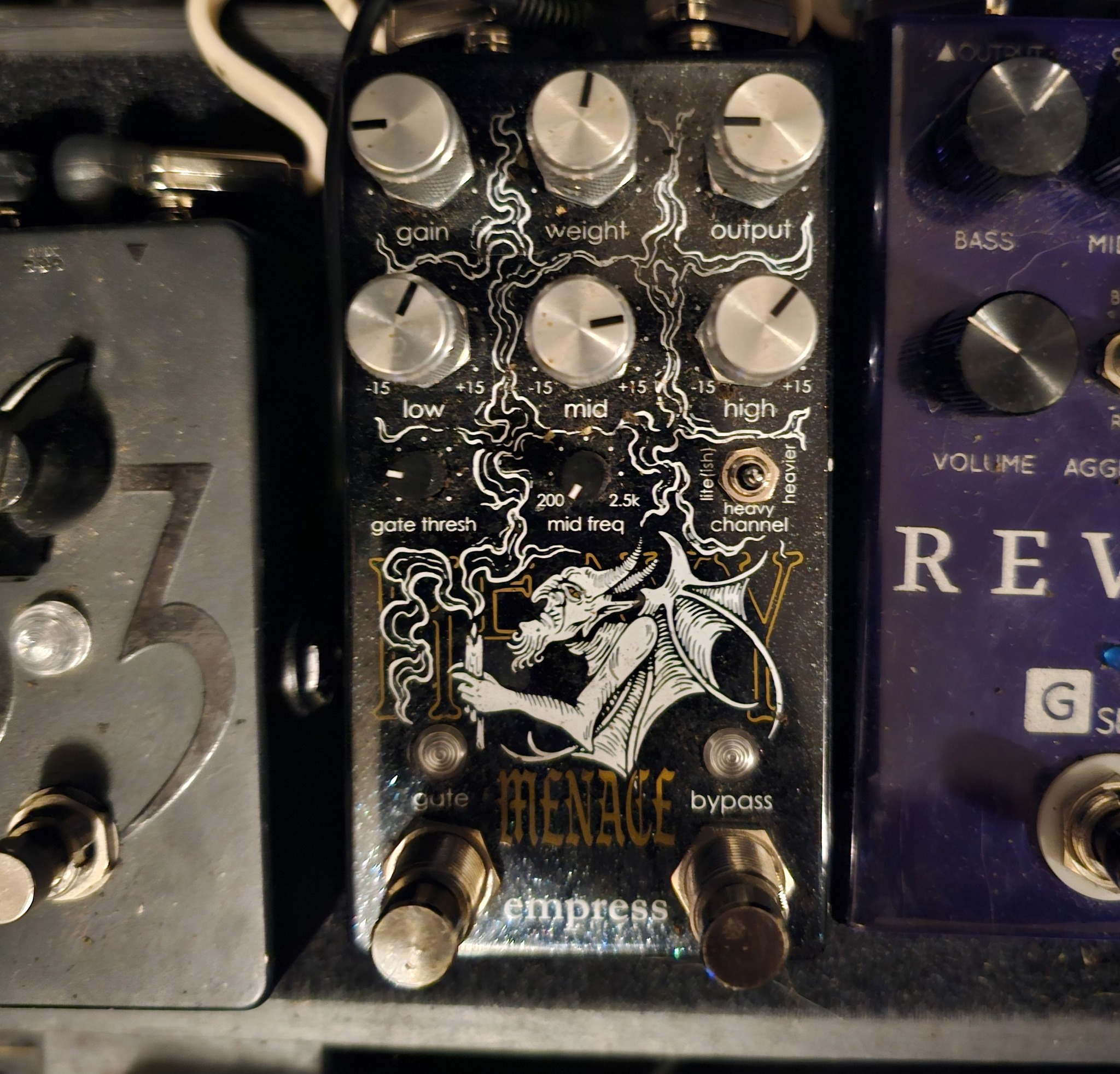 Empress Heavy Menace pedal settings and configurations?