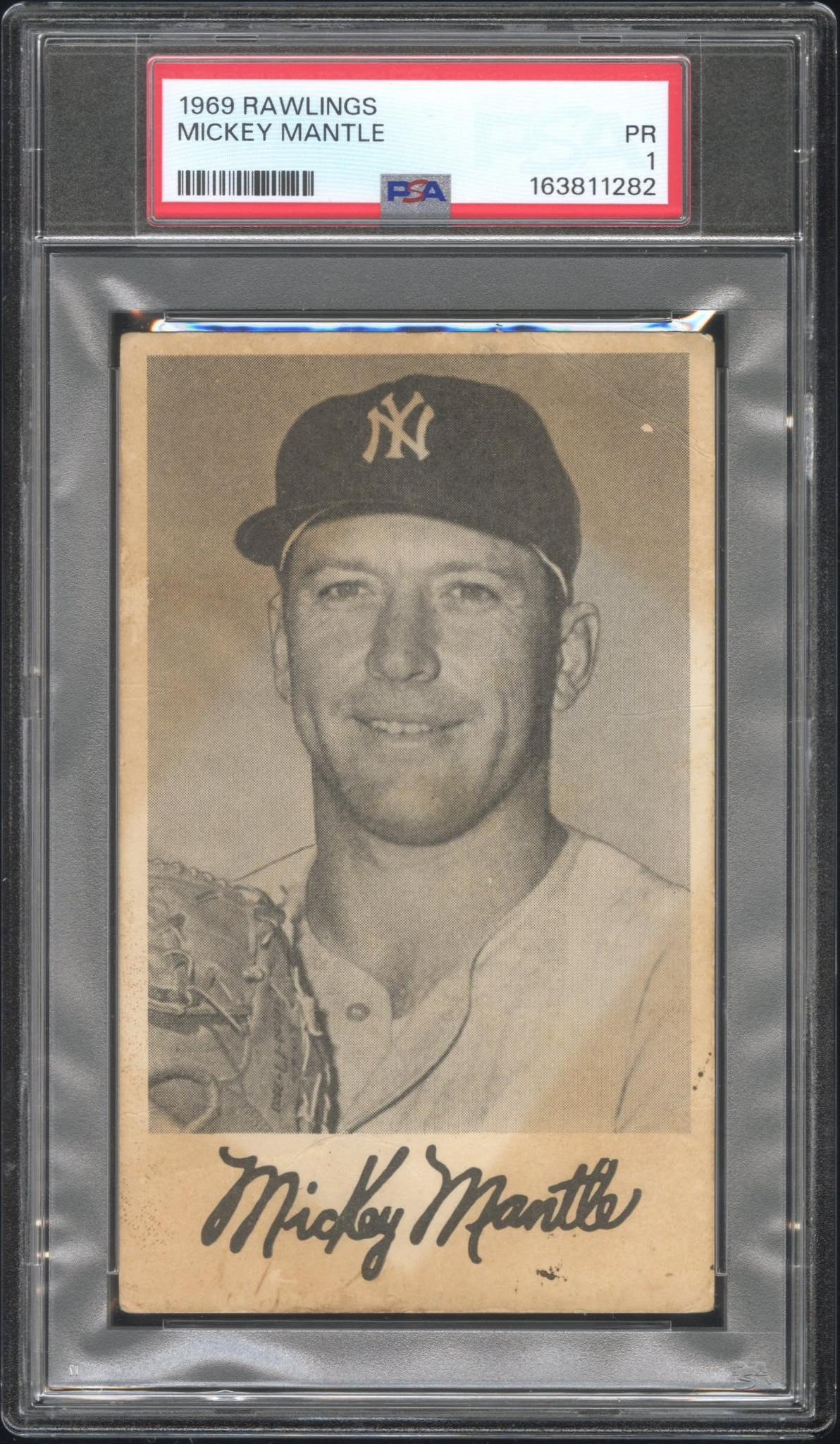 first edition mickey mantle baseball card 2006 Topps #1 Rookie of The Week reprint of 1952 Topps Mantle #311 Mickey Mantle card sells for
