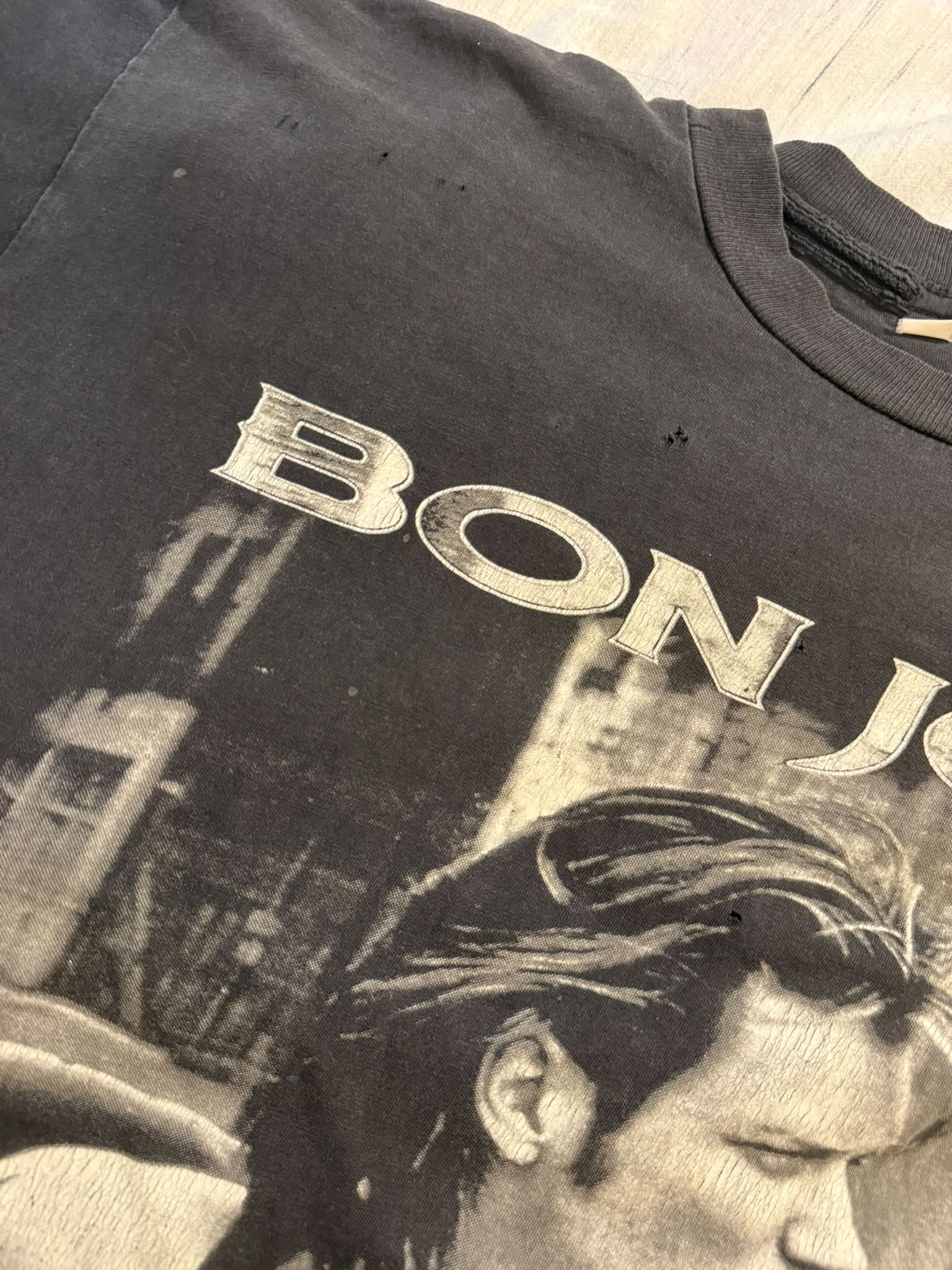 1989 Bon Jovi New Jersey Syndicate tour tee at Irreplaceable Store