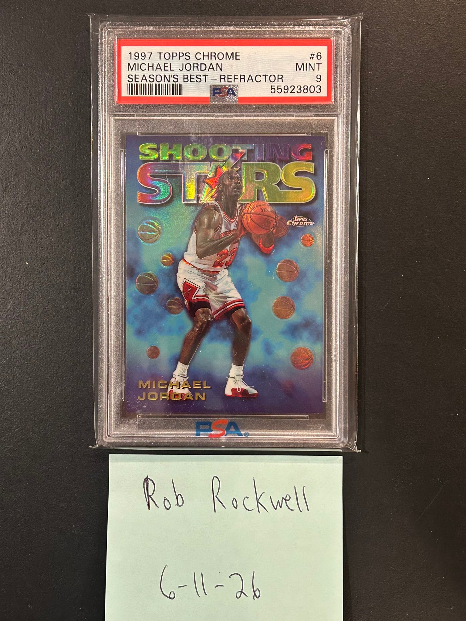 1997 Fleer Michael Jordan Soaring Stars-High Flying PSA 10 for sale