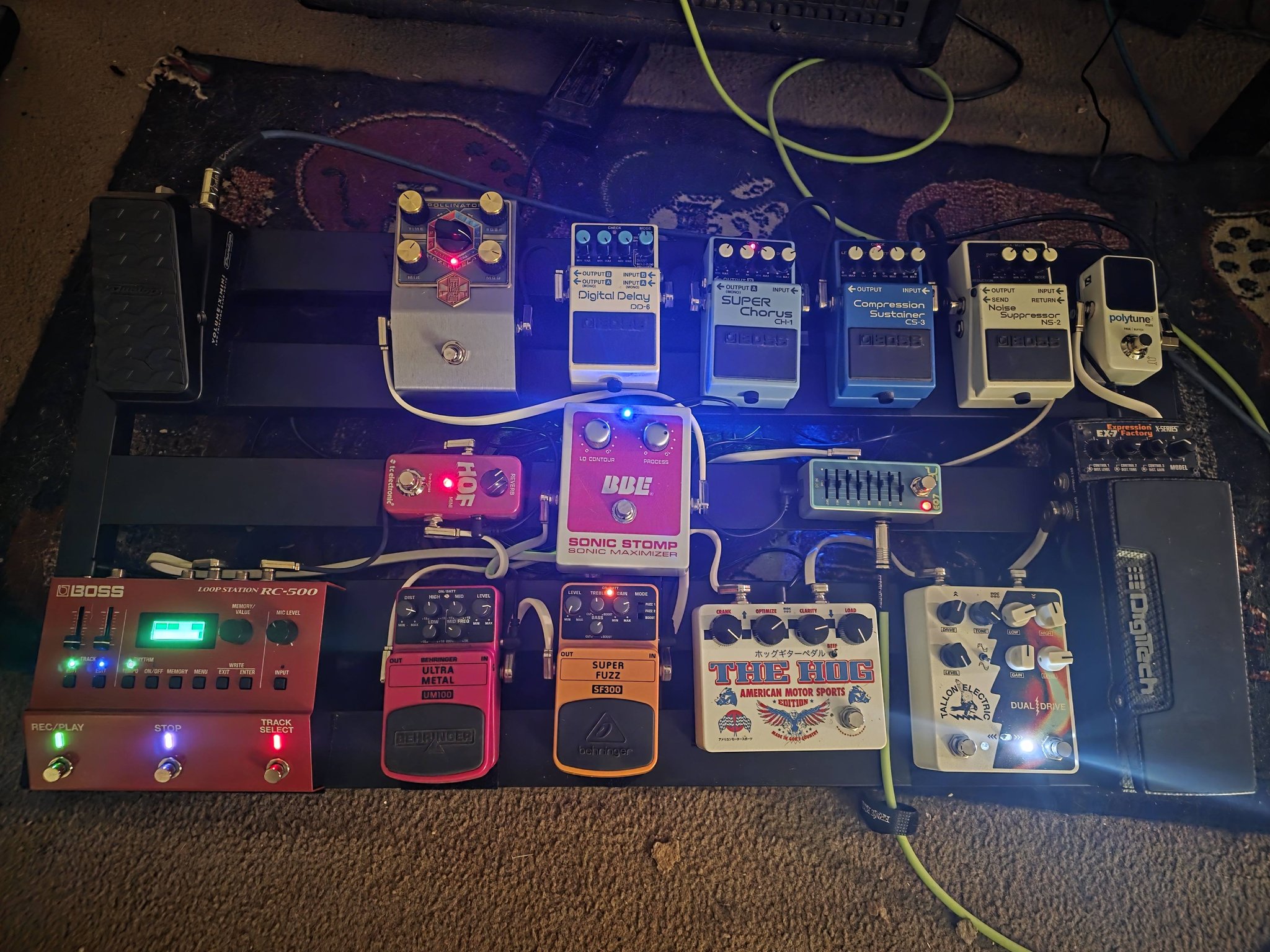 Where to place Ibanez NB10 Noise Buster in pedal chain?