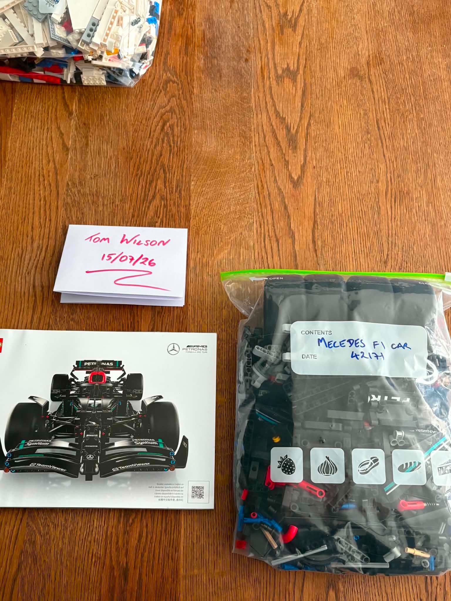 LEGO Technic Mercedes-AMG F1 42171 • Piece count: 1,642. • Scale