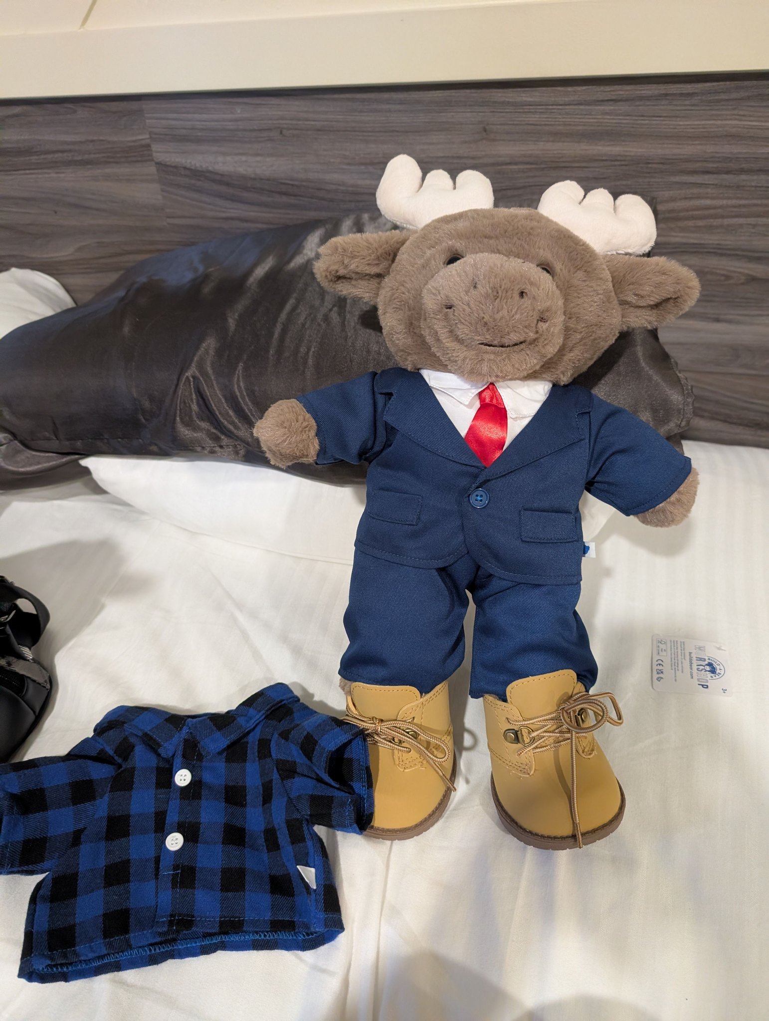 FBI Sammy the moose Build a Bear creation