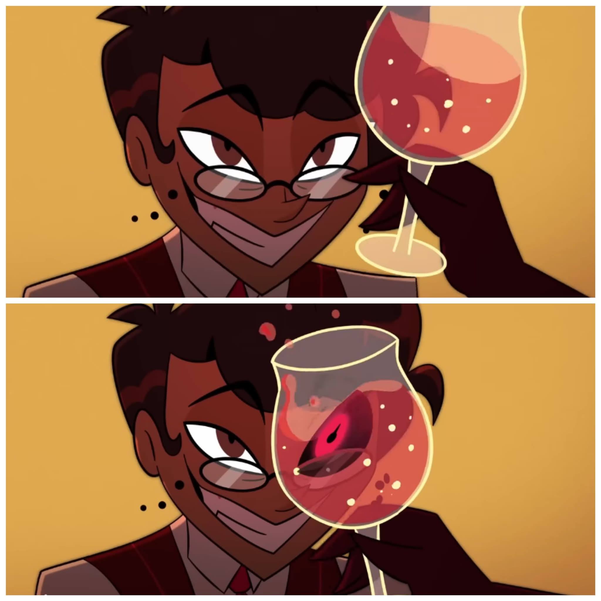 Awesome moments from Hazbin Hotel - Human Alastor edition 🏨