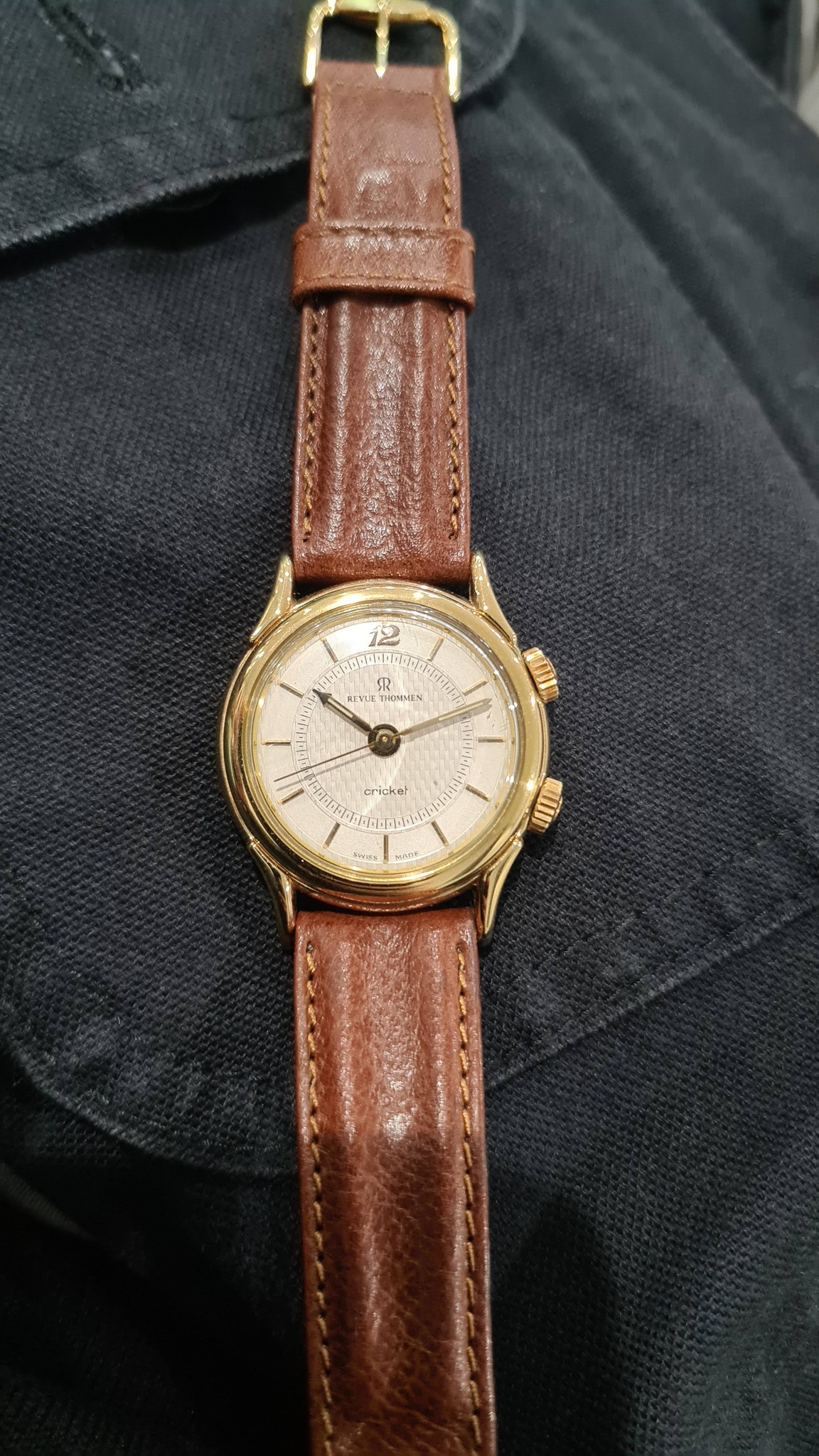 Revue Thommen Cricket Alarm Watch for $285