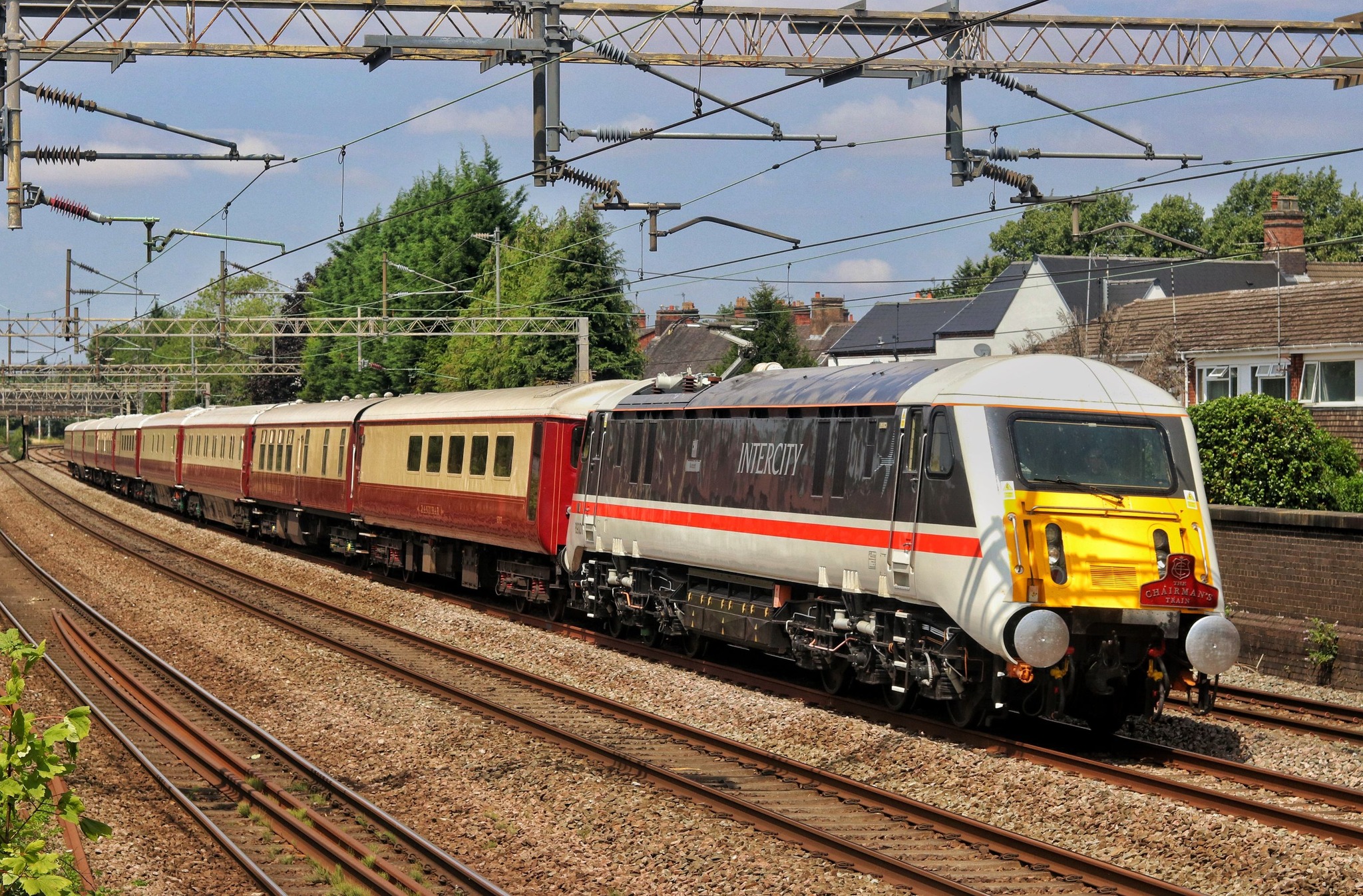 Avocet train at Atherstone on Kilmarnock to London Euston route