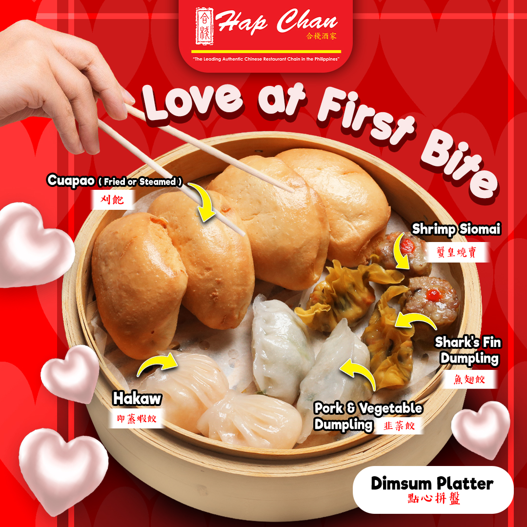 Hap Chan - There's nothing sweeter in life than love at first bite! 🥢💟 ...