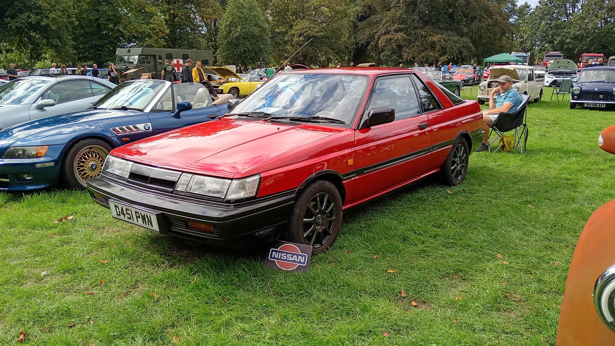一 1986-7 Nissan Sunny Coupé spotted at Himley Hall Classic Car Show
