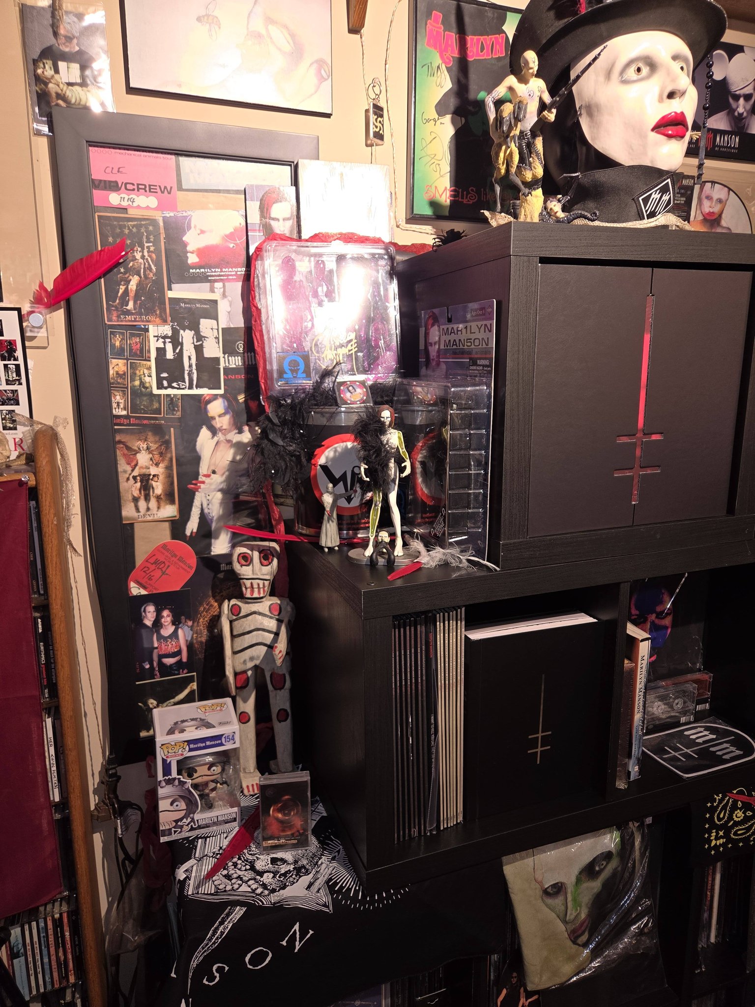 Marilyn Manson×NIN 限定7インチBOX 493/1000 MarilyN MansoN CULT shrine upgrade with additional cubes