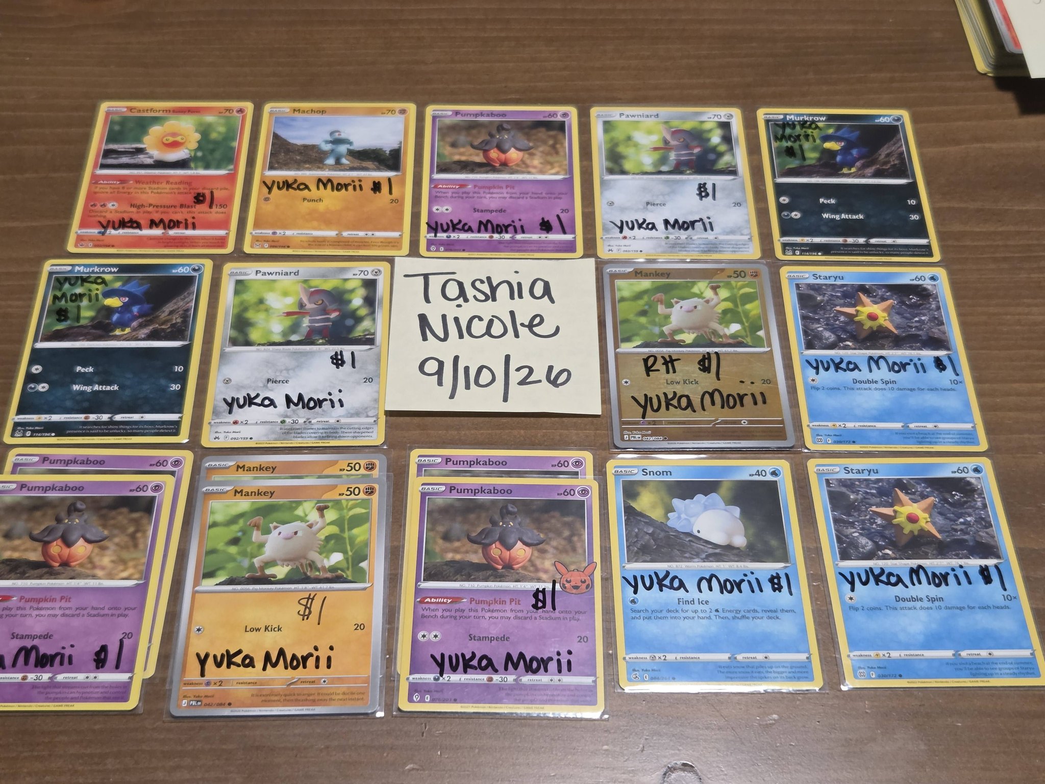 Yuka Morii Pokemon Cards Only