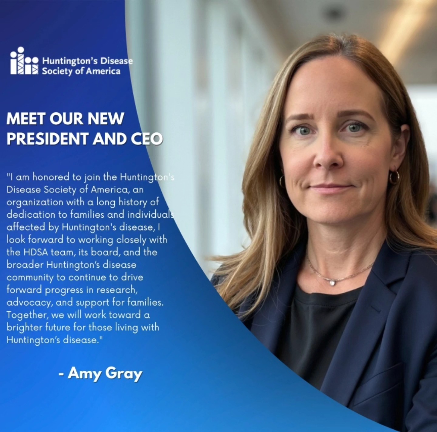 HDSA - 🎉 Exciting News! 🎉 We’re thrilled to announce Amy Gray as the ...
