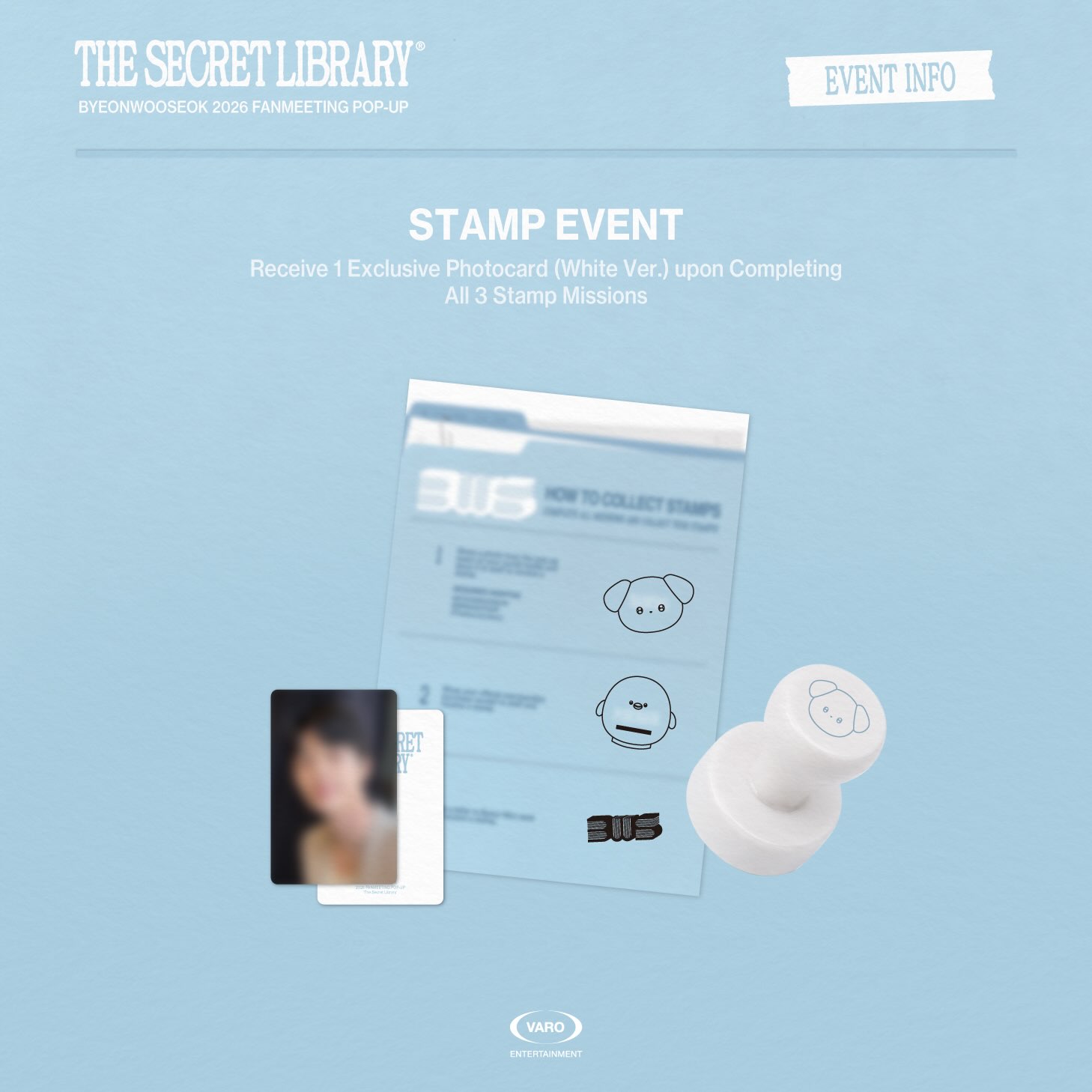 💬] 📢 2026 ByeonWooSeok Asia Fanmeeting Tour <The Secret Library