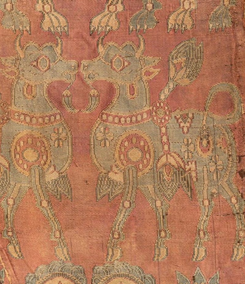 Karun Collection - Sogdian textile details and fragments, 6th-8th ...
