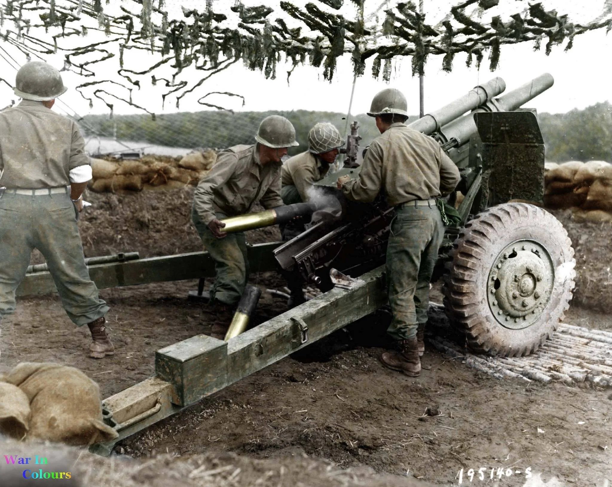 Japanese-American soldiers of Company H, 2nd Battalion, 442