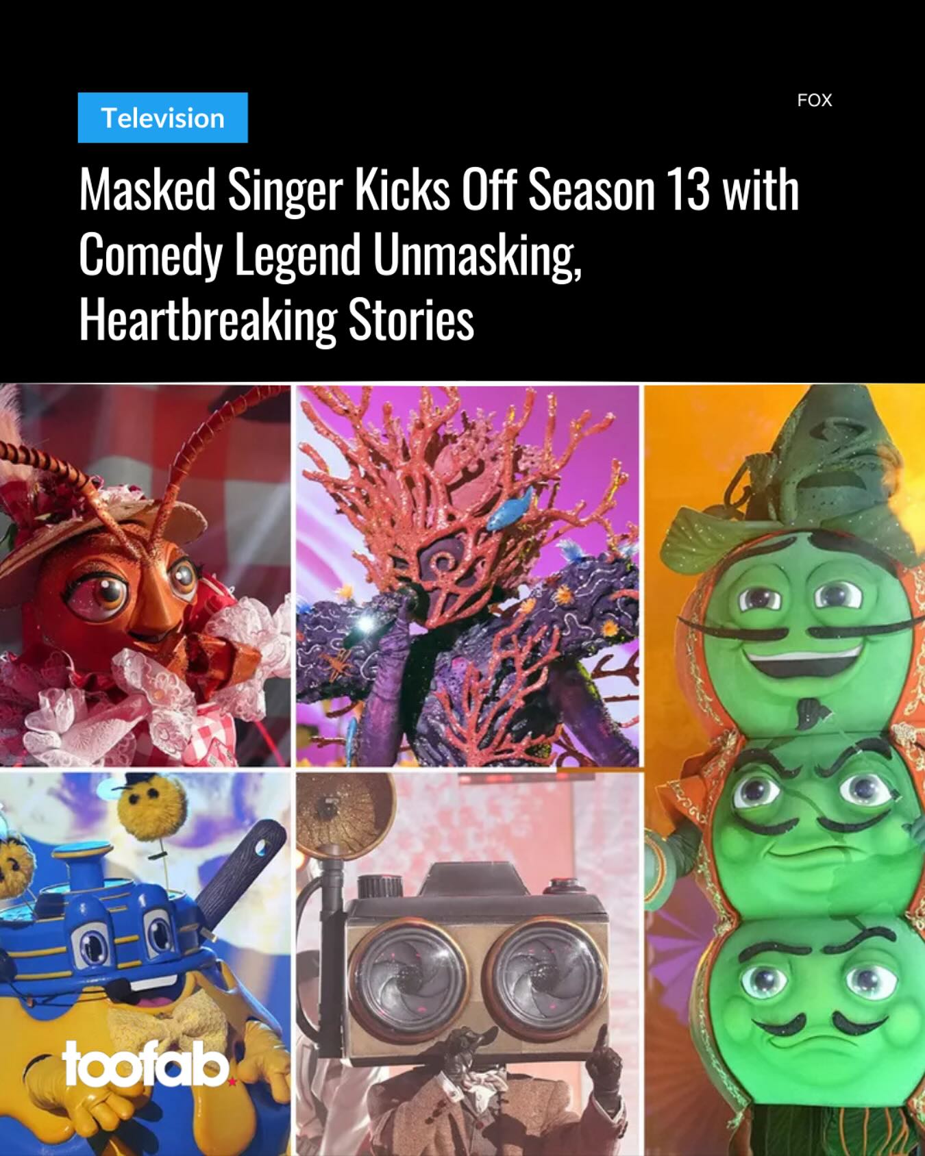 TooFab - Five new masks enter with heartbreaking and empowering stories ...