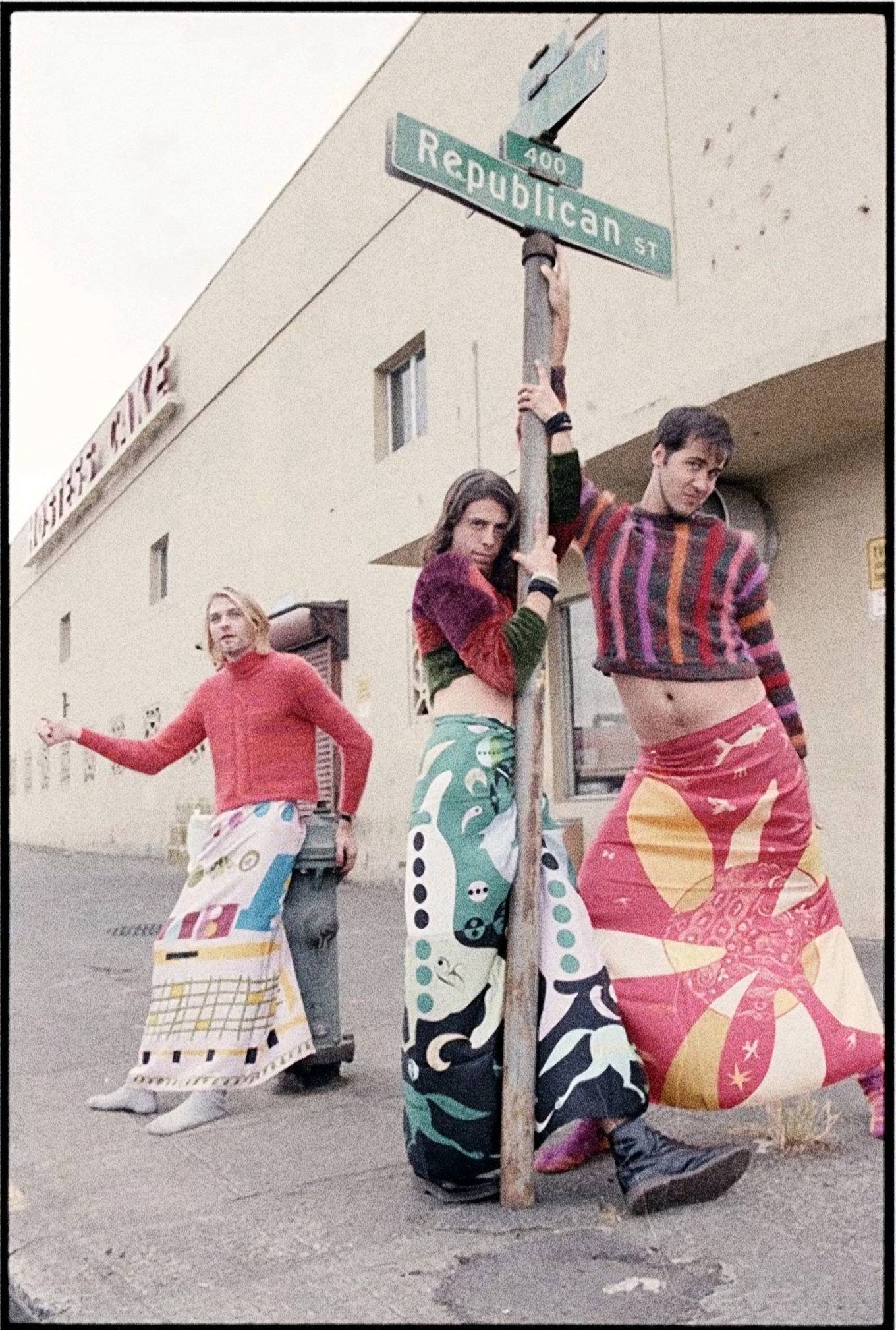 Nirvana photographed by Stephane Sednaoui for Mademoiselle