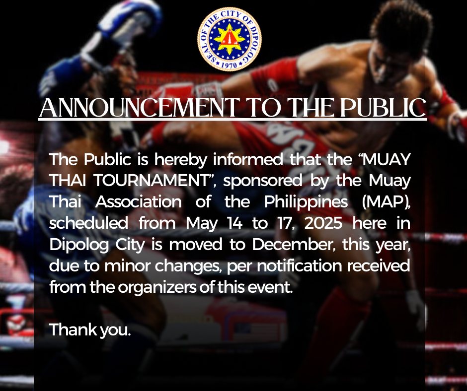 NOTICE TO THE PUBLIC - Dipolog City Government | Facebook