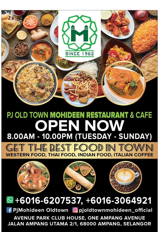 Pj Old Town Mohideen Restaurant Cafe Home Facebook