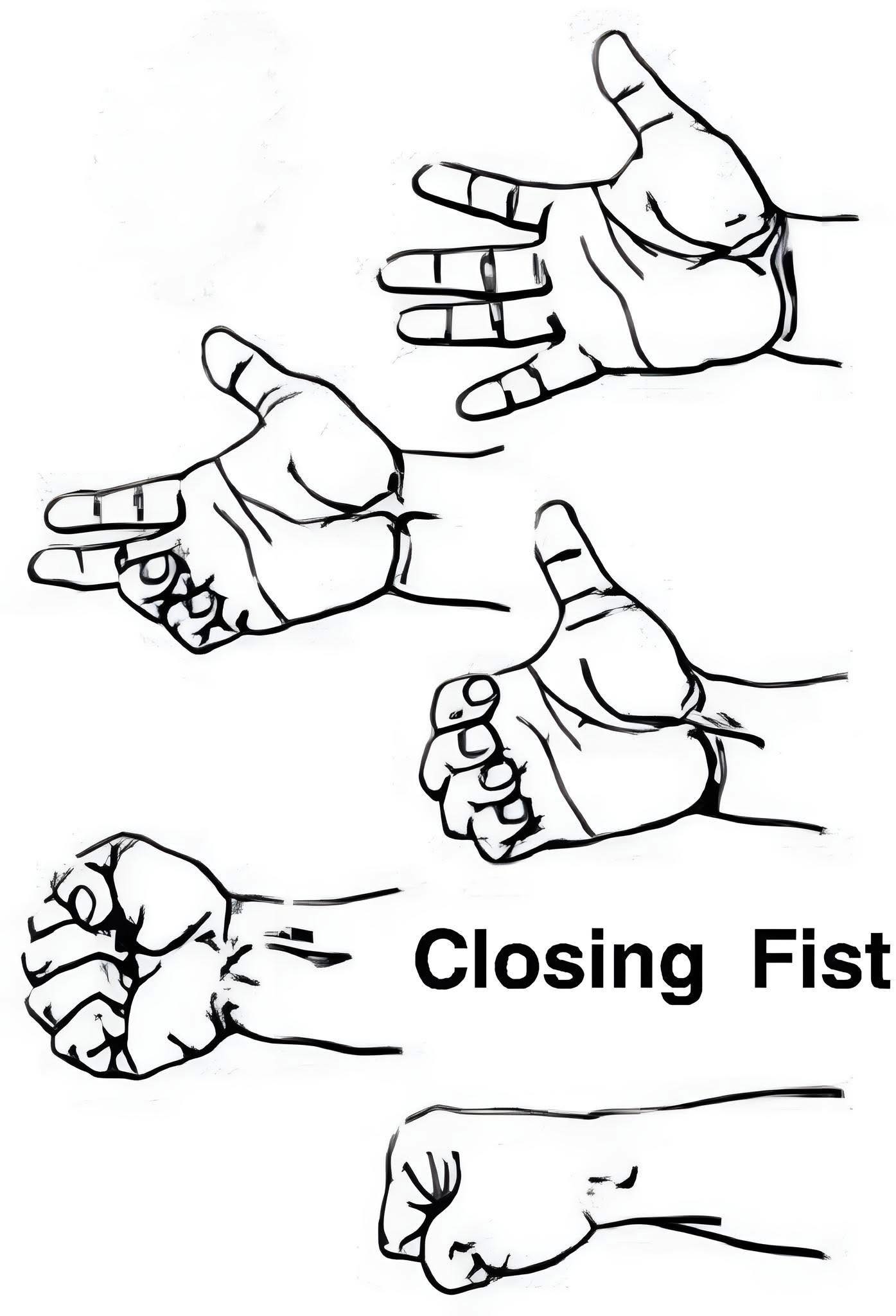 Learn - The **correct technique for forming a proper fist**—a ...