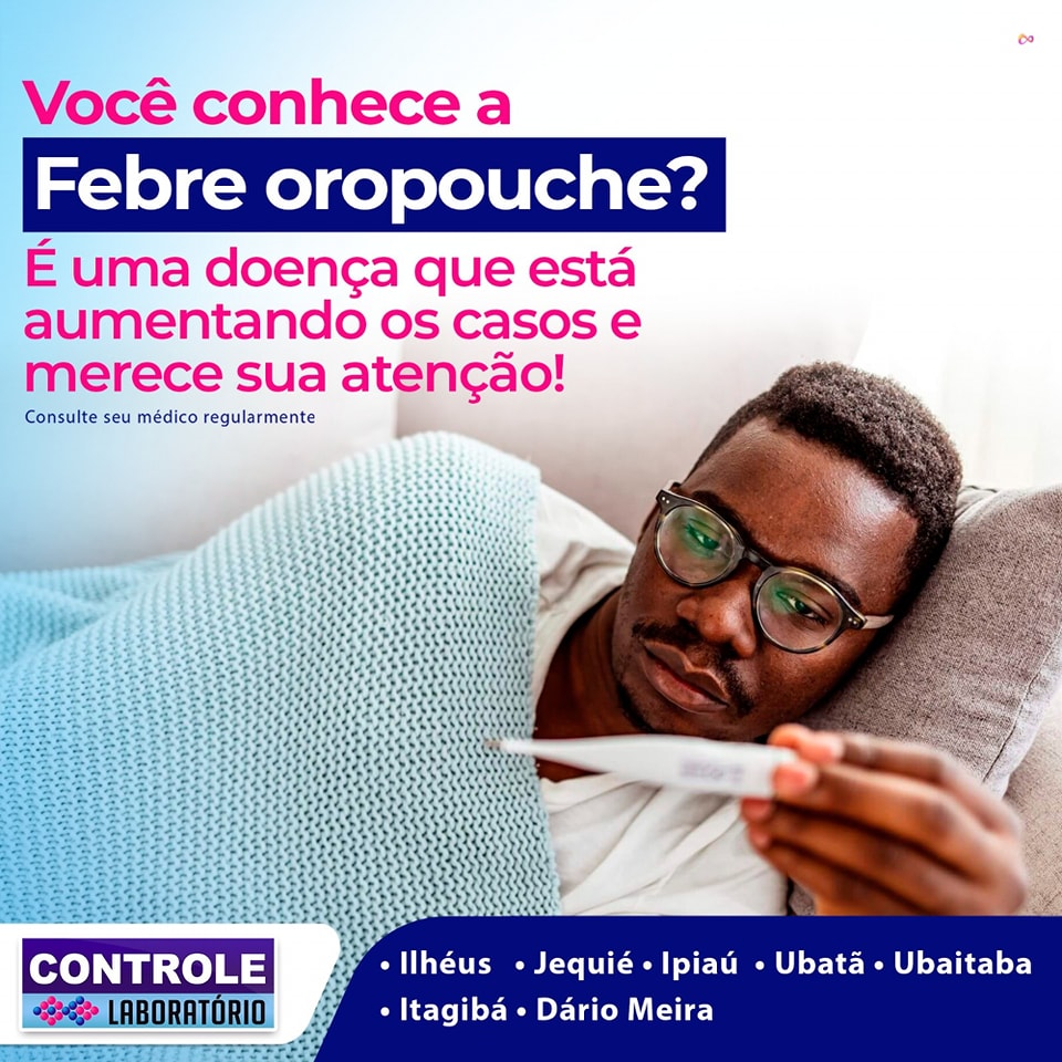 laboratoriocontrole_ubata - 📢 Atenção à febre oropouche! 🦟 A febre ...