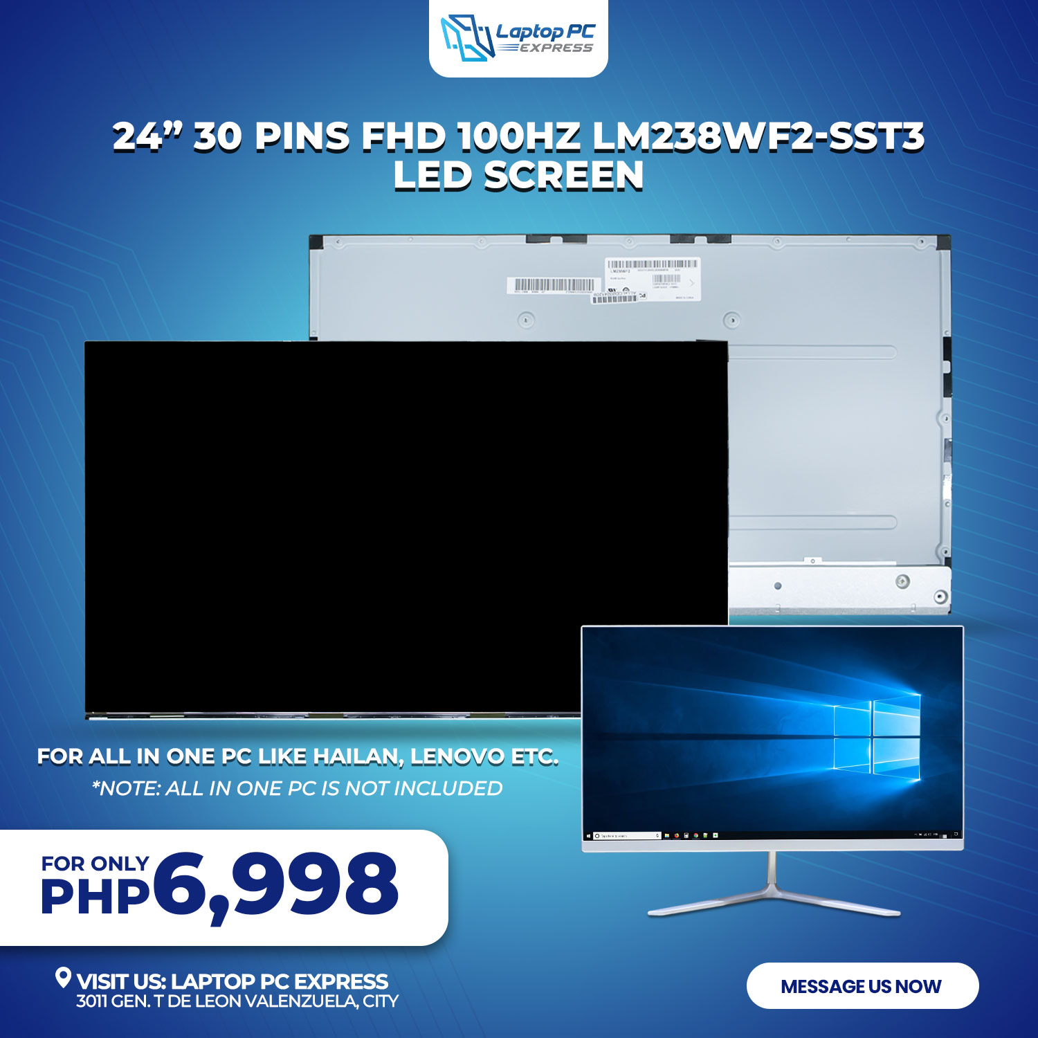 Laptop - Hailan X6 All-in-One PC REPLACEMENT LCD screen is now in stock ...