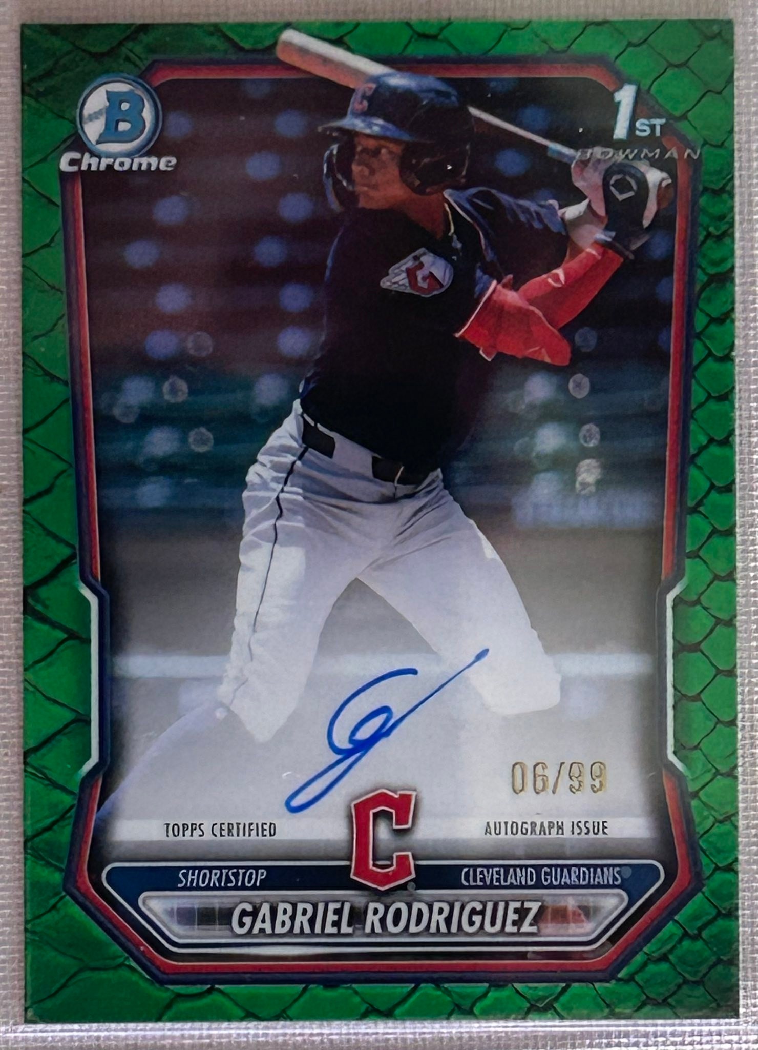 Gabriel Rodriguez autographed baseball card for sale