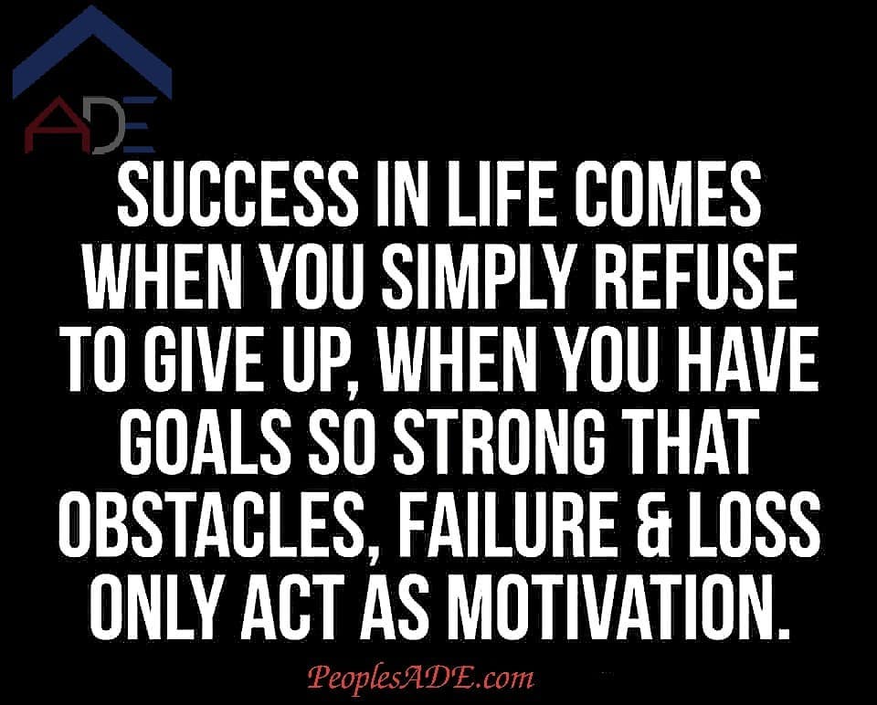 People's ADE REI, LLC - Your Strength is in your Consistency. Your job ...