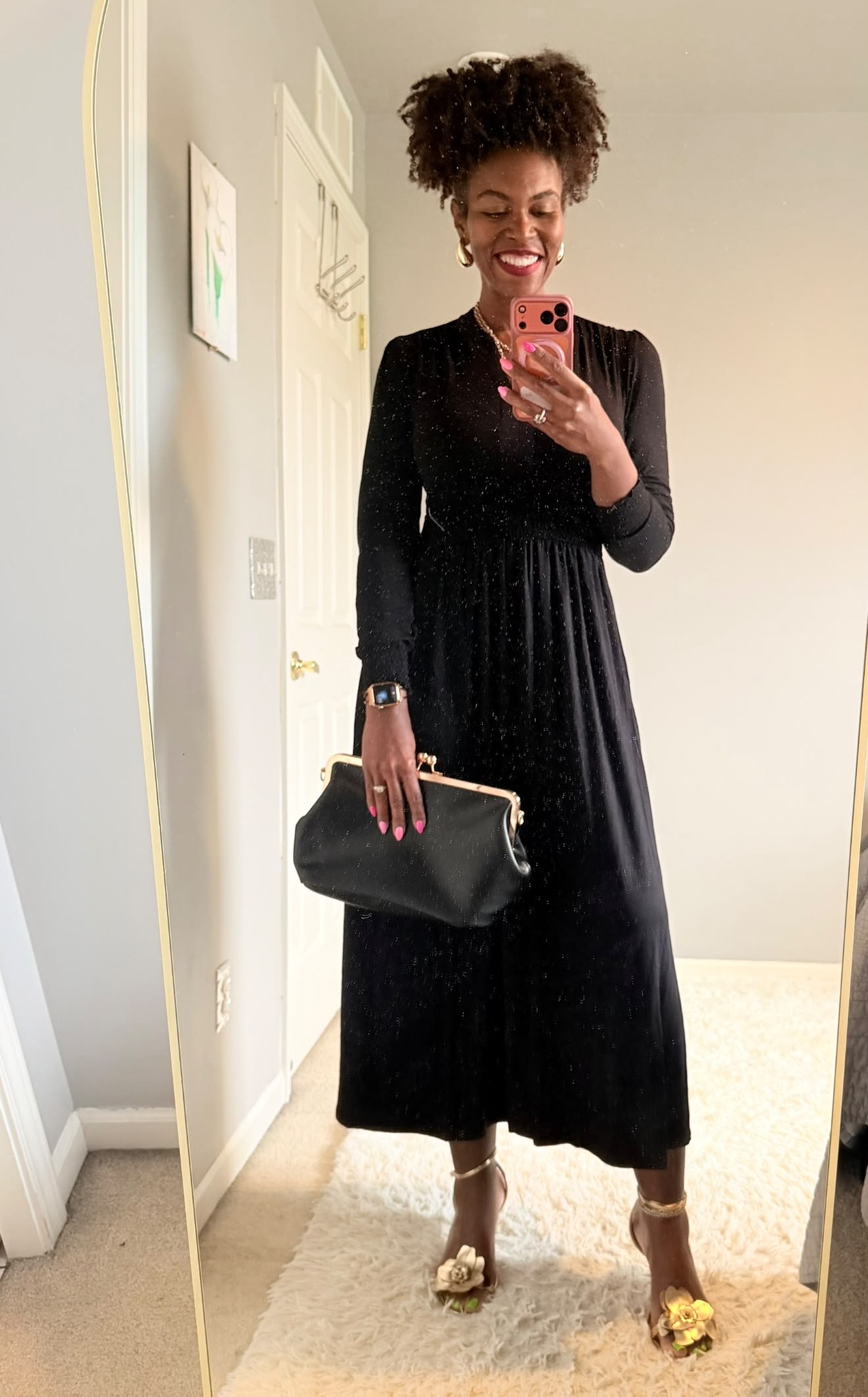 black dress with tan heels ALDI maxi for anniversary dinner outfit ideas lucky star gown Girls Puff Sleeve Bow Primary colour:Beige Perfect for any occasion.